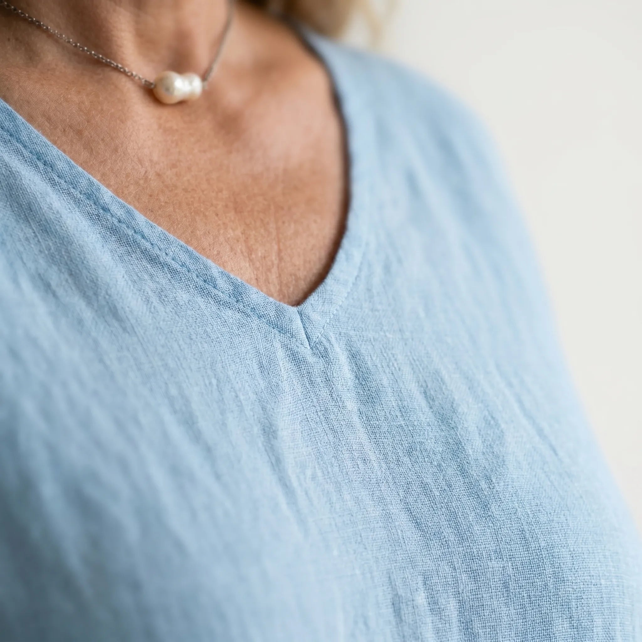 Breezely™ -  Short Sleeve Textured T-Shirt -  Everyday Casual Wear