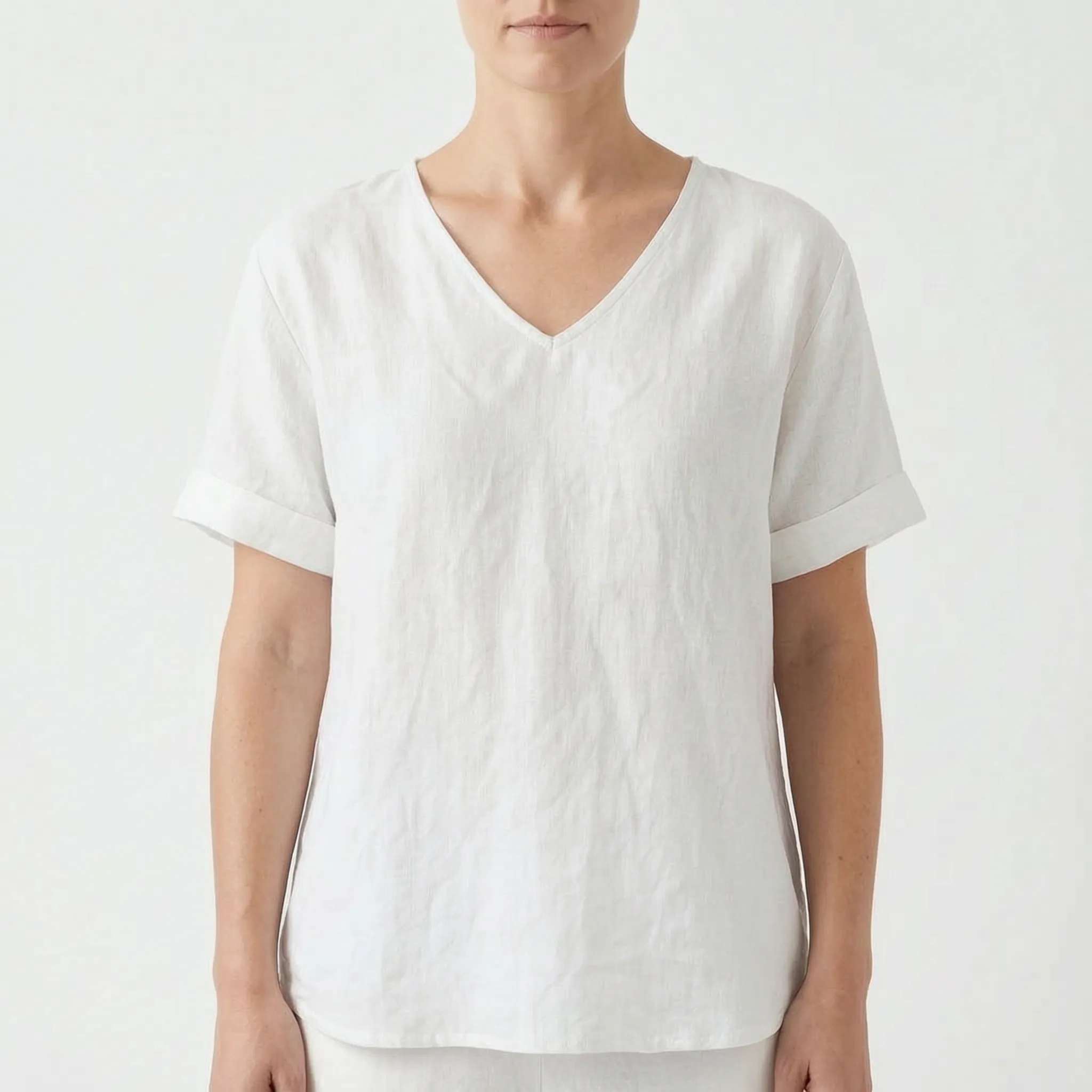 Breezely™ -  Short Sleeve Textured T-Shirt -  Everyday Casual Wear