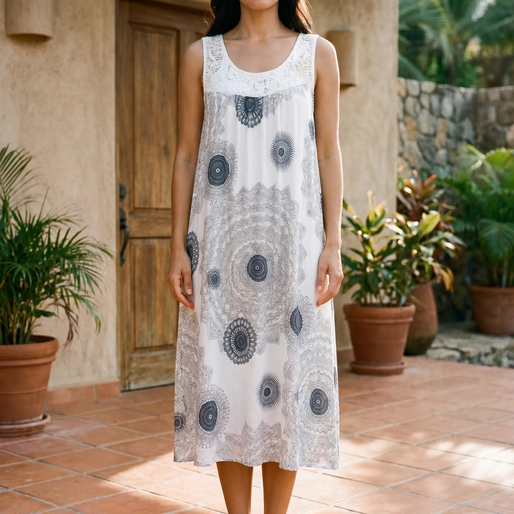 Breezen™ -  Sleeveless Bohemian Dress -  Summer Holiday Wear