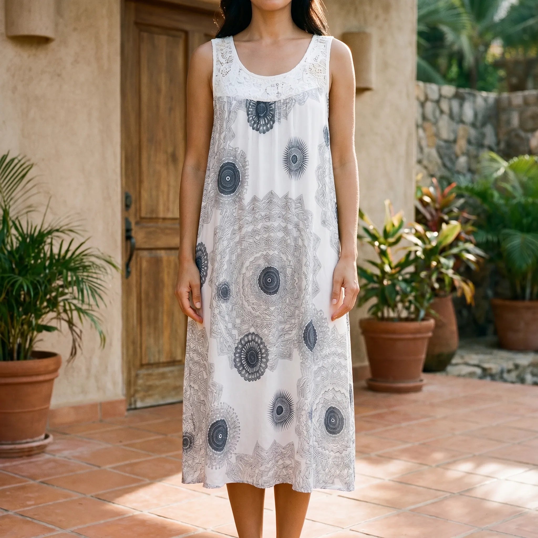 Breezen™ -  Sleeveless Bohemian Dress -  Summer Holiday Wear
