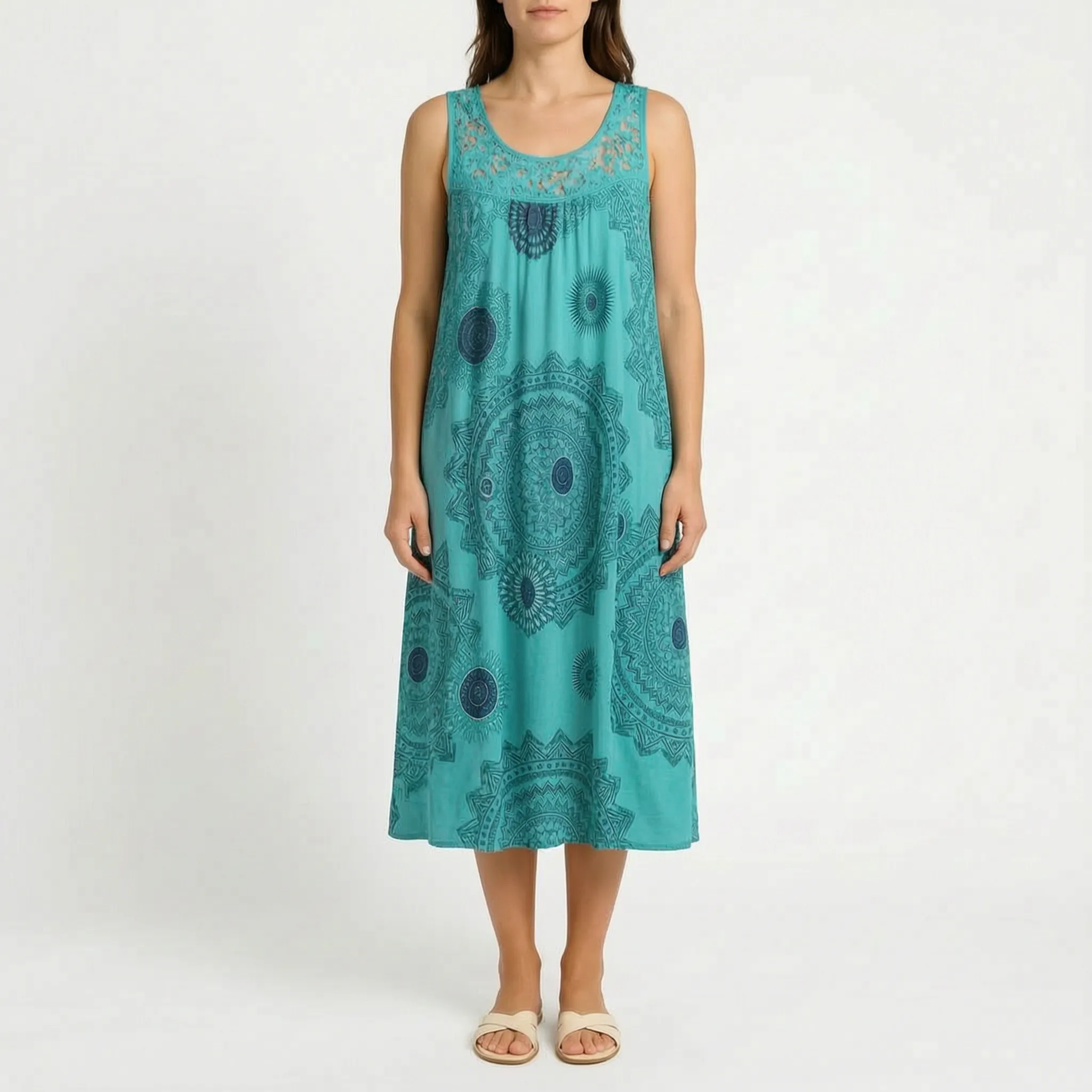Breezen™ -  Sleeveless Bohemian Dress -  Summer Holiday Wear