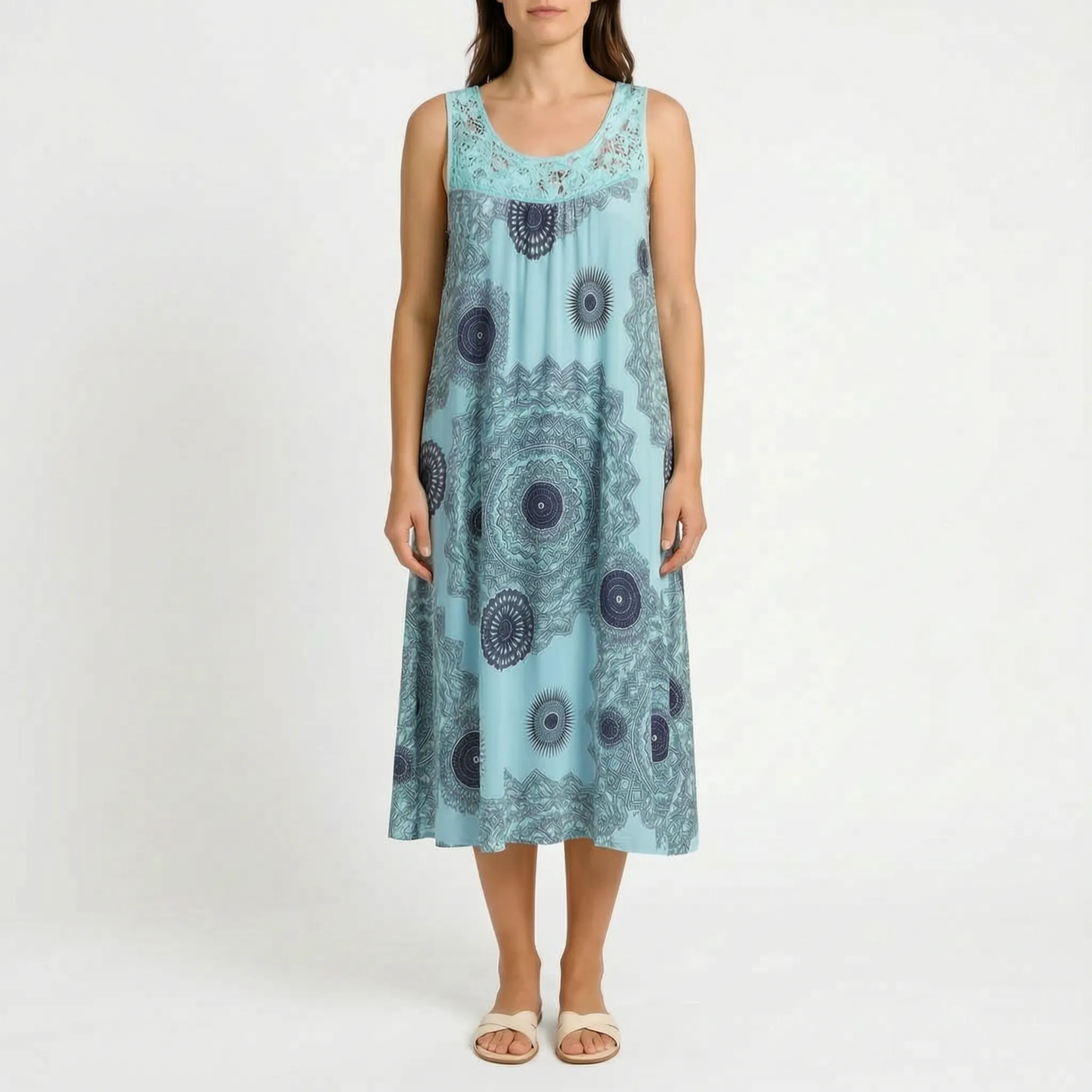 Breezen™ -  Sleeveless Bohemian Dress -  Summer Holiday Wear
