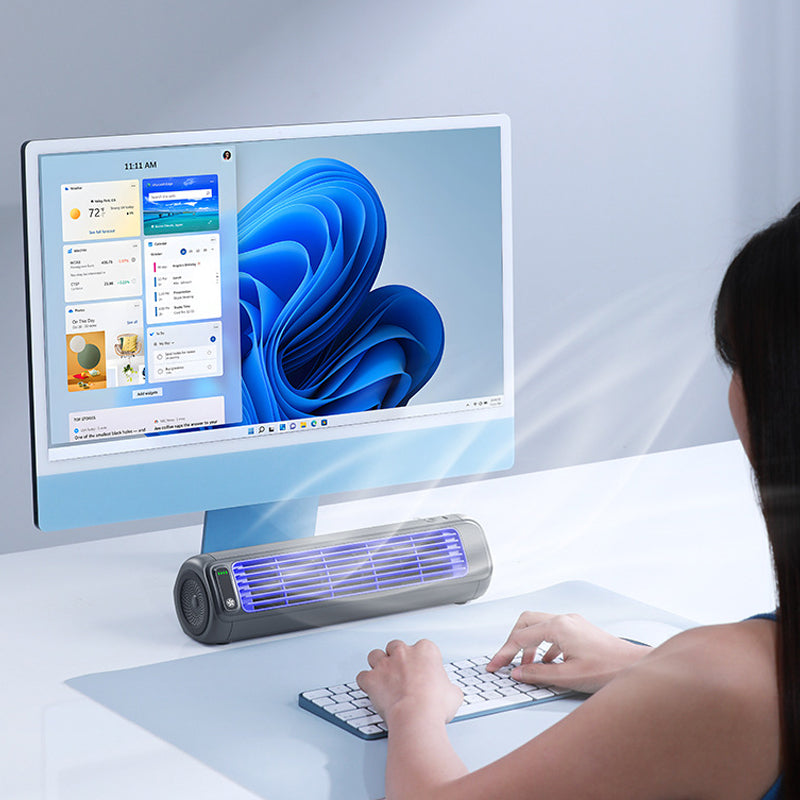Breezura™ -  Rechargeable Bladeless Portable Air Cooler -  Cooling Personal Spaces