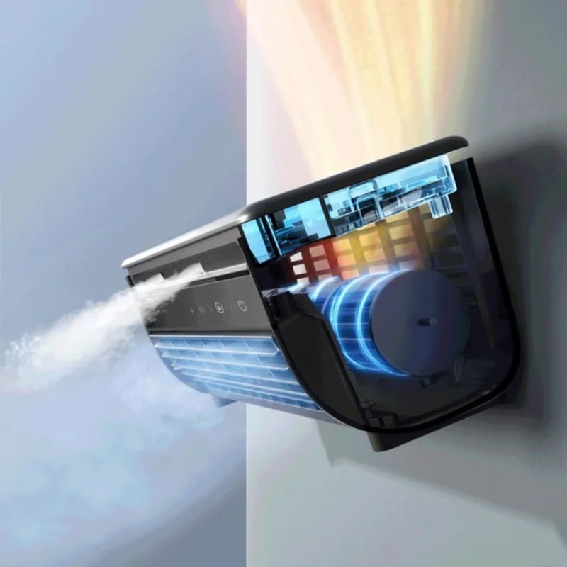 Breezura™ -  Rechargeable Bladeless Portable Air Cooler -  Cooling Personal Spaces