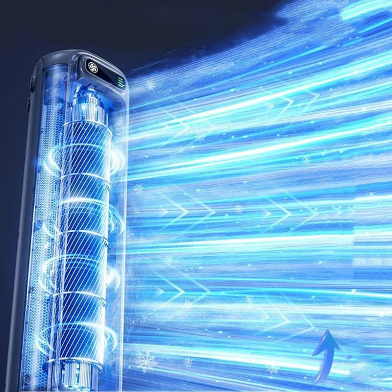 Breezura™ -  Rechargeable Bladeless Portable Air Cooler -  Cooling Personal Spaces