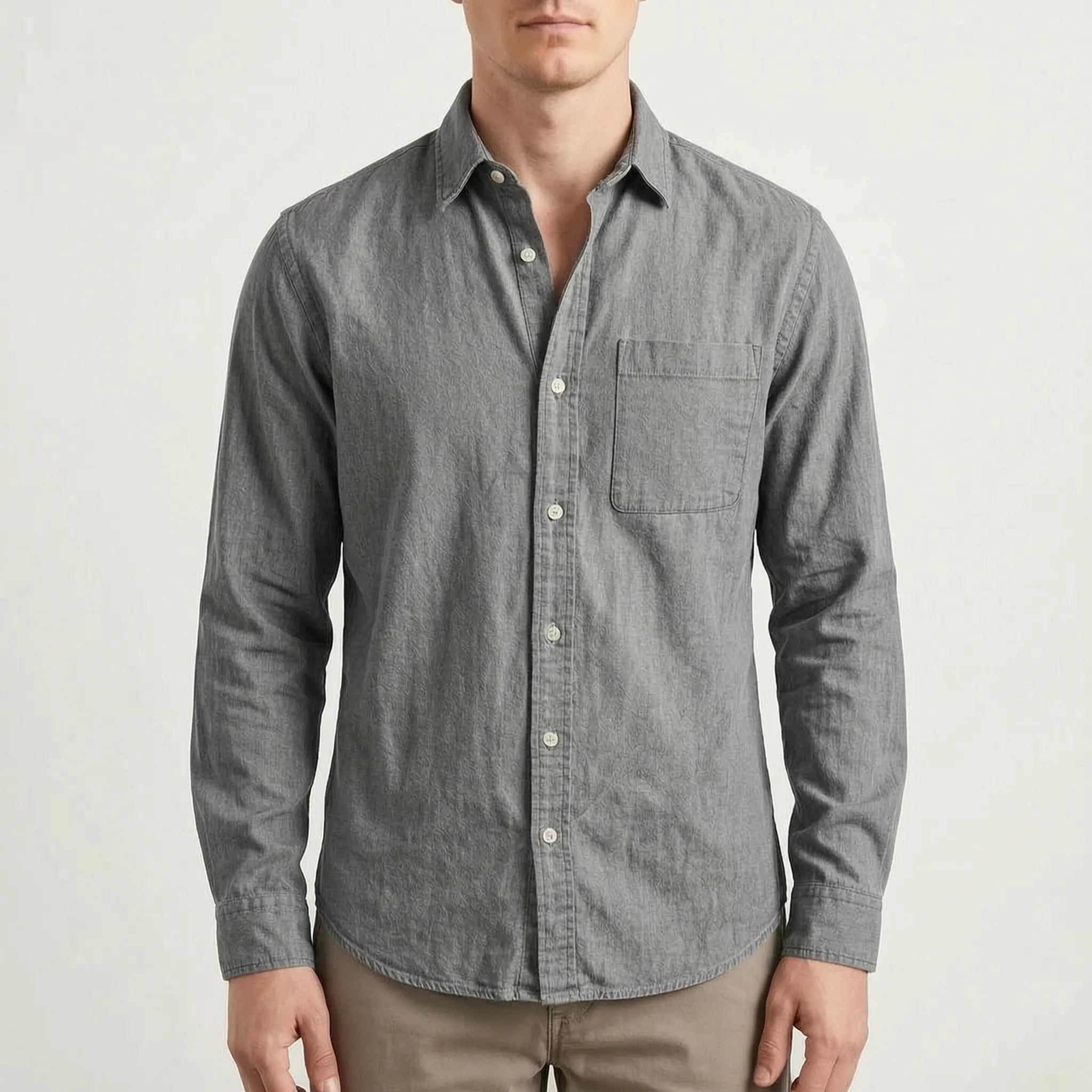 Bremon™ -  Men's Long-Sleeve Shirt -  Weekend Outings