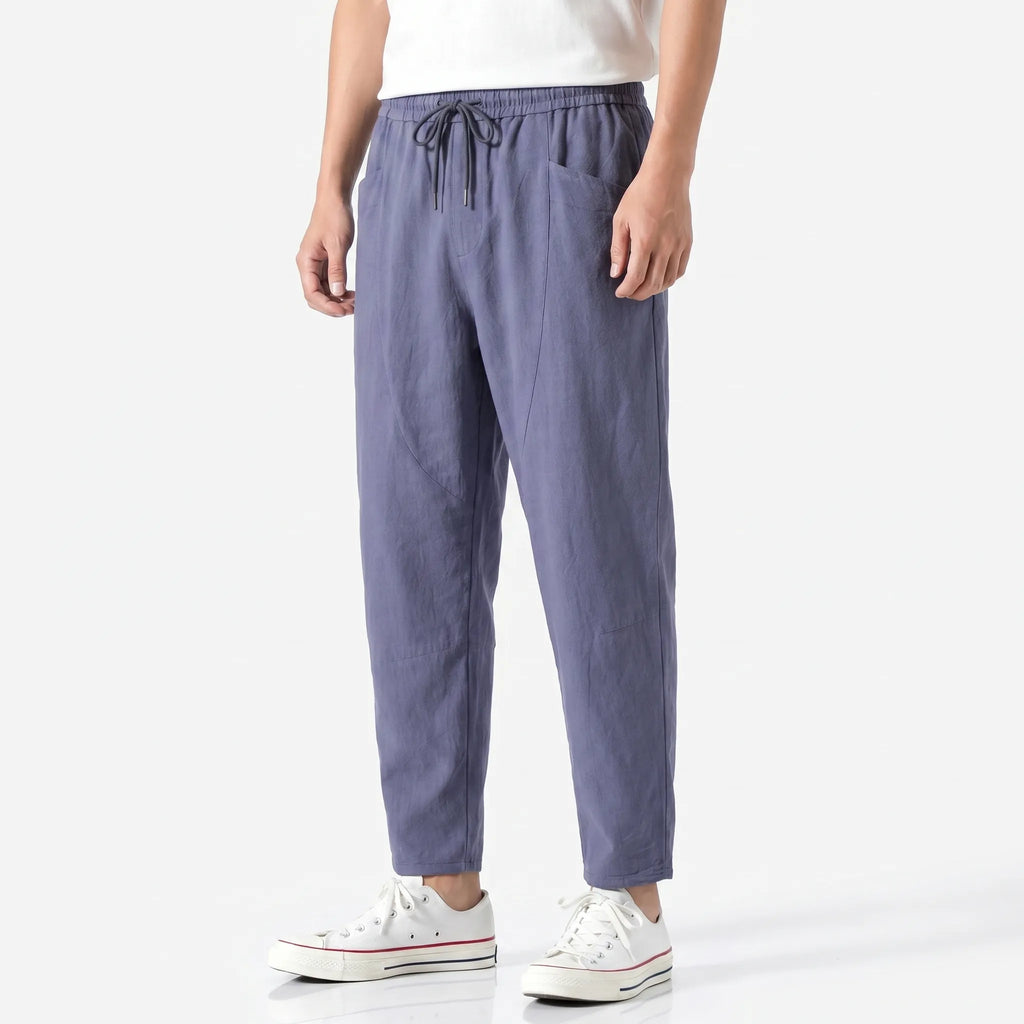 Brevalo™ -  Relaxed Cropped Trousers -  Casual Weekend Outings