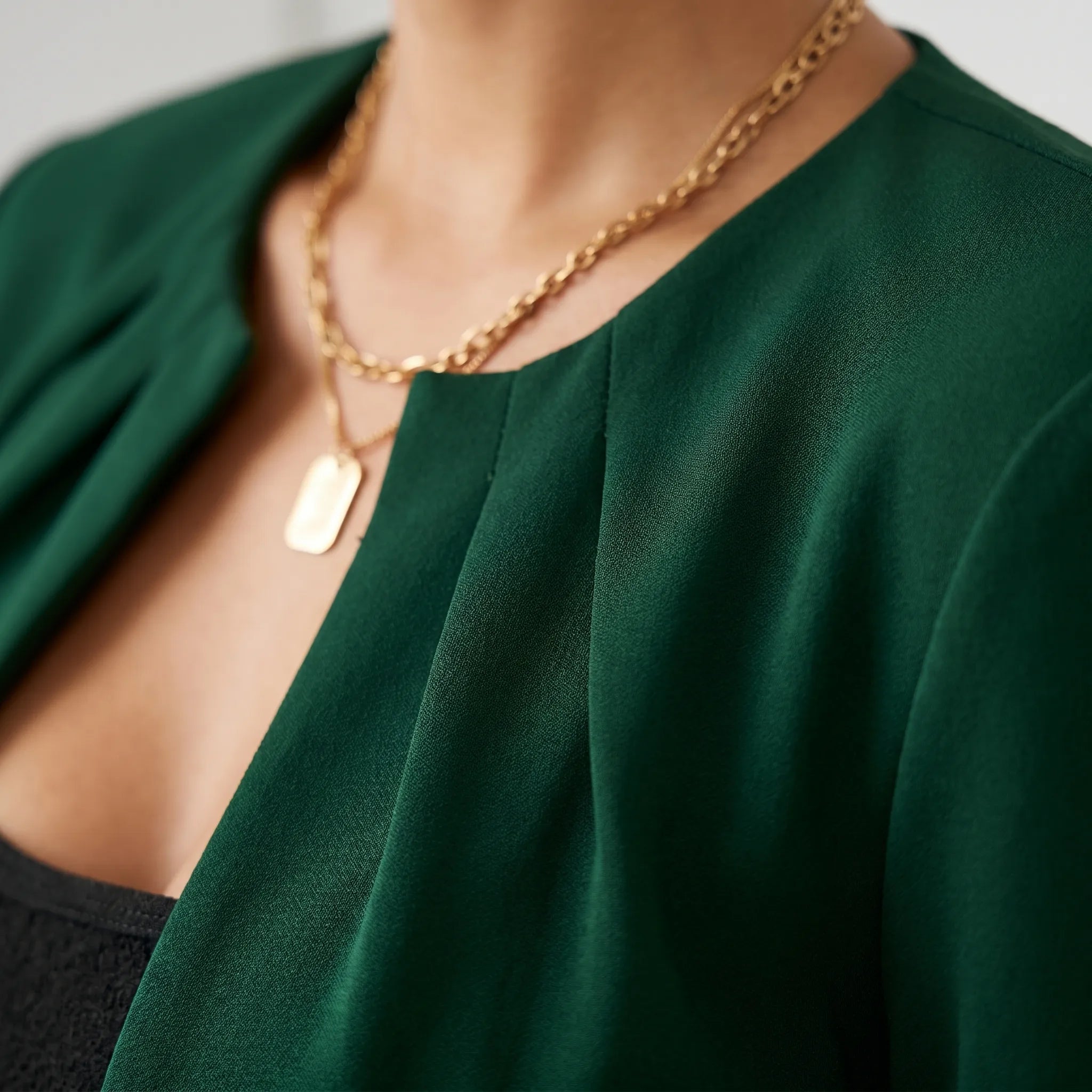 Brevant™ -  Cropped Open-Front Blazer -  Layering Over Dresses
