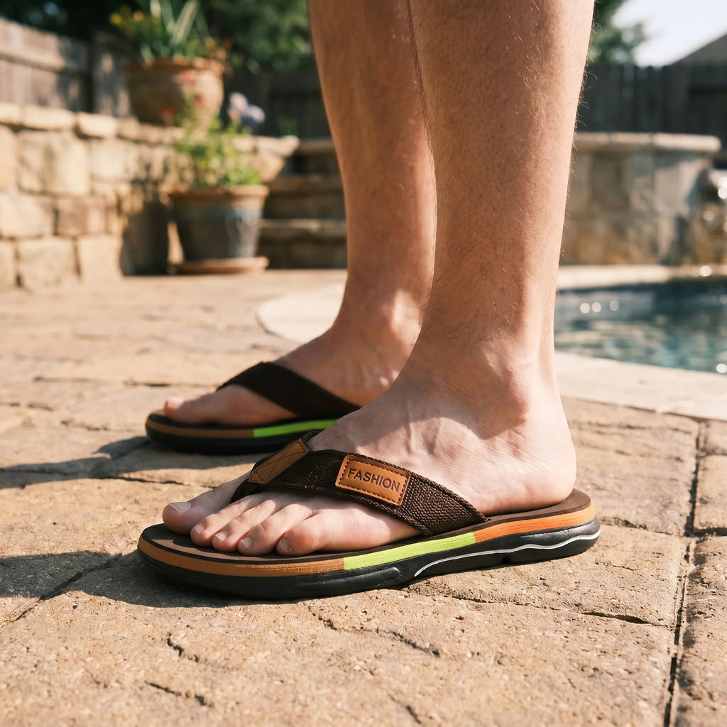 Brexol™ -  Casual Men's Flip-Flops -  Summer Beach Walks