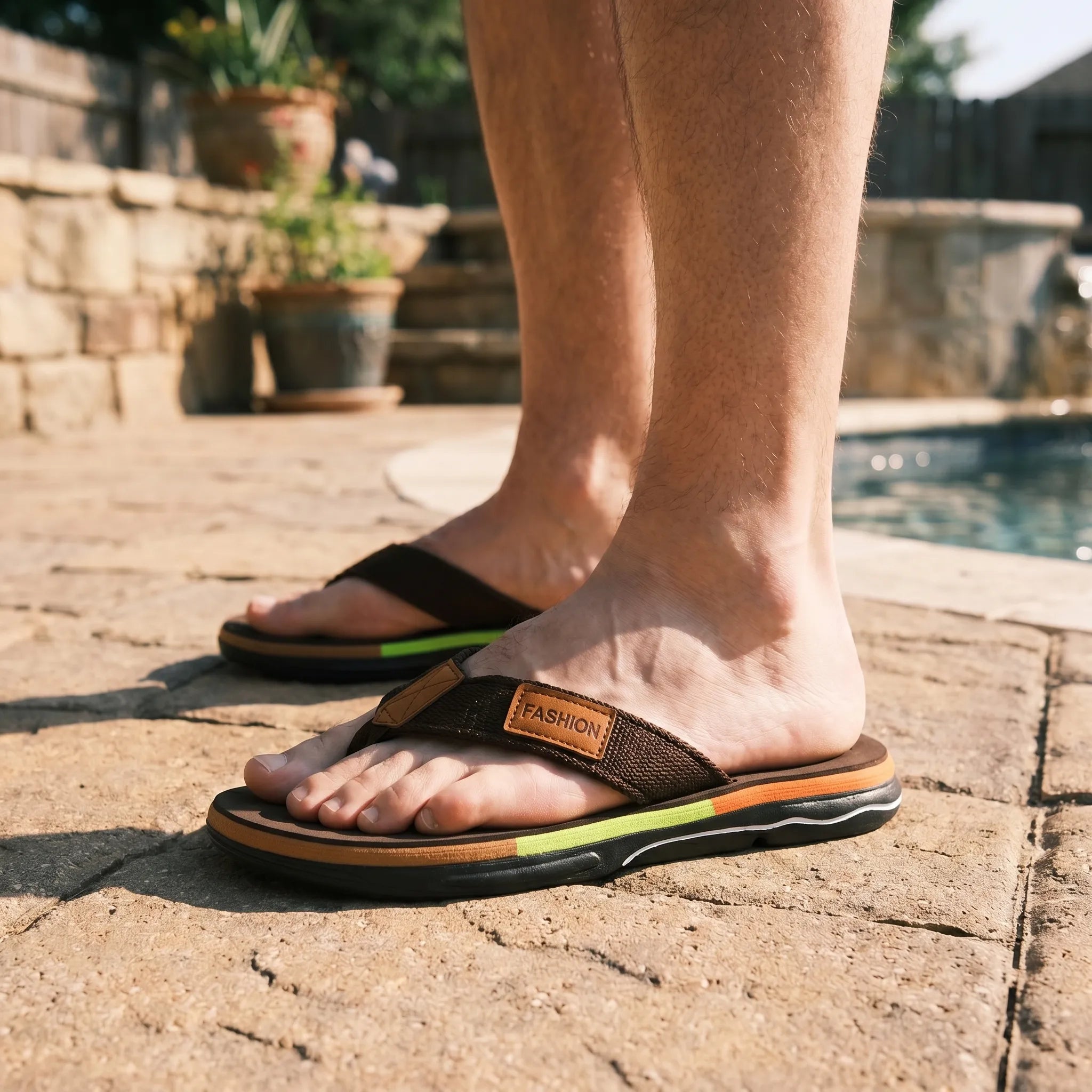Brexol™ -  Casual Men's Flip-Flops -  Summer Beach Walks