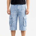 Brixen™ -  Men's Washed Cargo Shorts -  Carrying Everyday Items