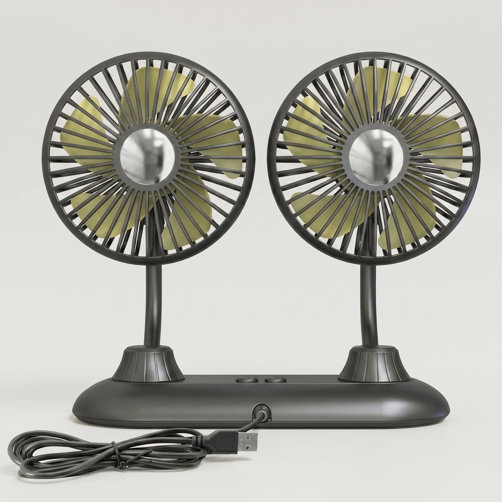 Brizal™ -  Dual Head Car Fan -  Vehicle Air Circulation