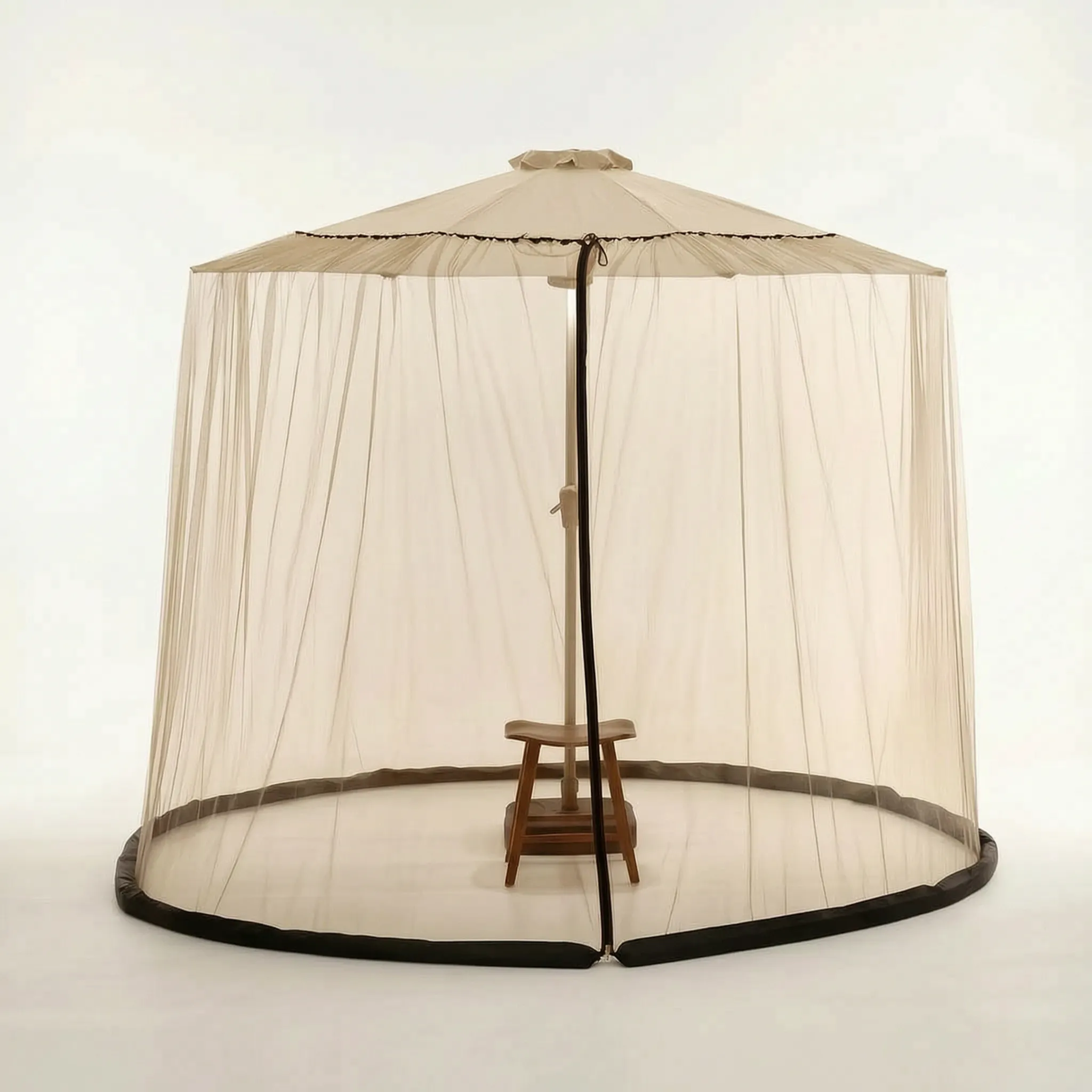 Brollymesh™ -  Outdoor Parasol Insect Net -  Dining Outdoors