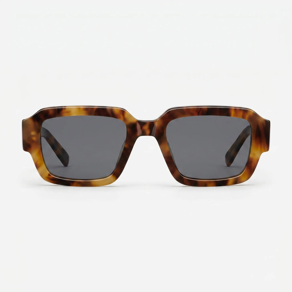 Caddon™ -  Classic Square Frame Sunglasses -  Filtering Bright Light