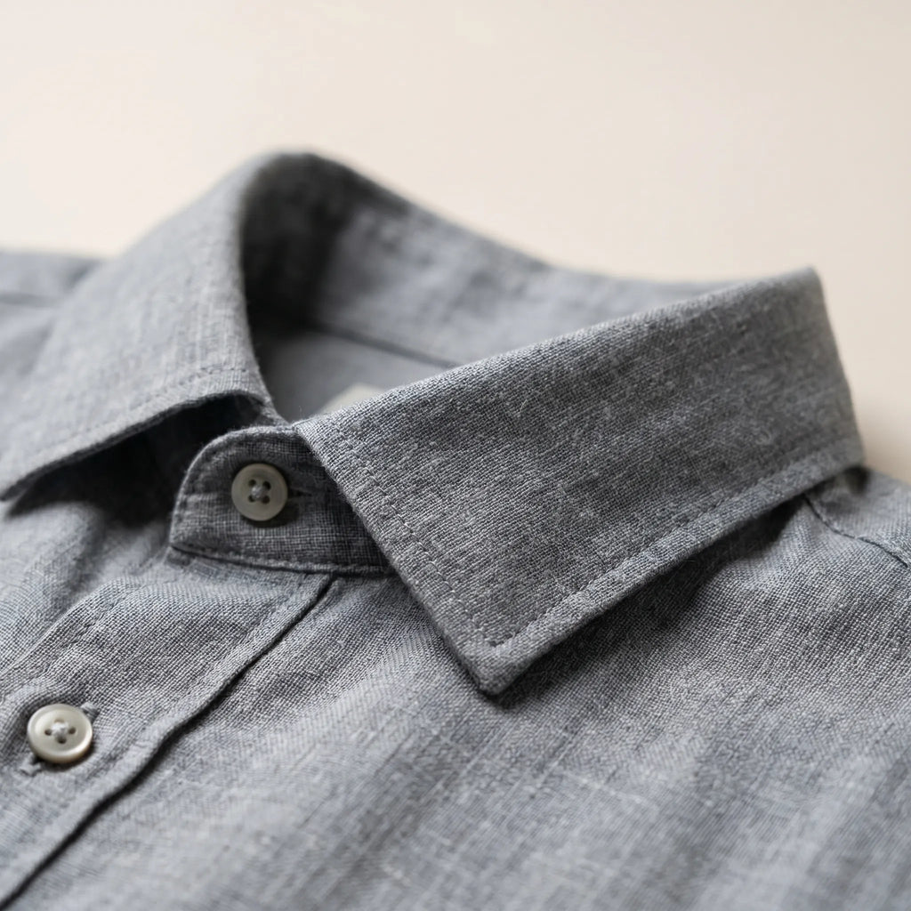 Caelis™ -  Long Sleeve Half-Placket Shirt -  Weekend Socialising