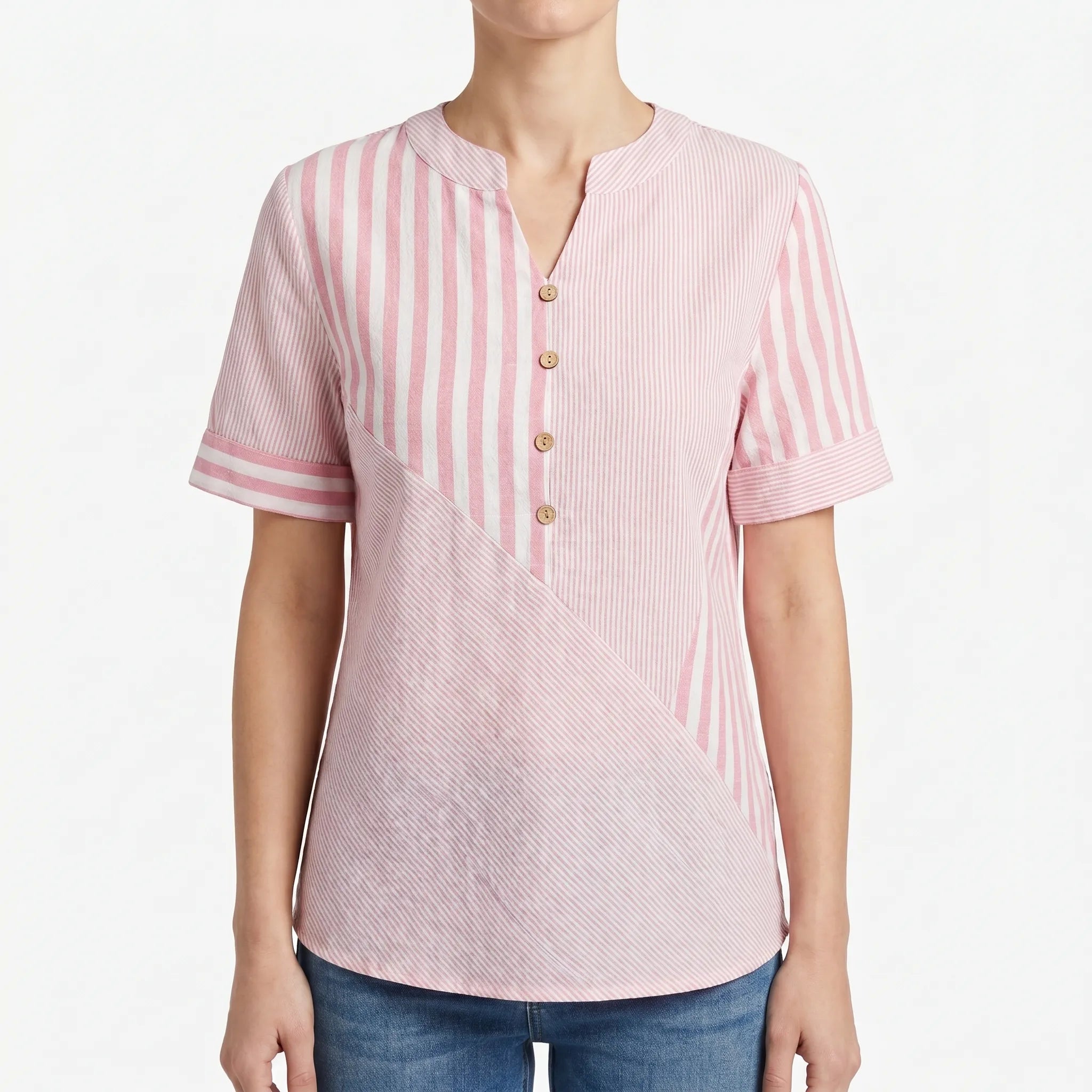 Calsen™ -  Casual Short Sleeve Top -  Casual Daytime Wear