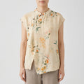 Calypta™ -  Asymmetrical Floral Blouse -  Casual Daytime Dressing