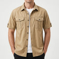 Cavenham™ -  Men's Casual Short-Sleeve Shirt -  Weekend Outings