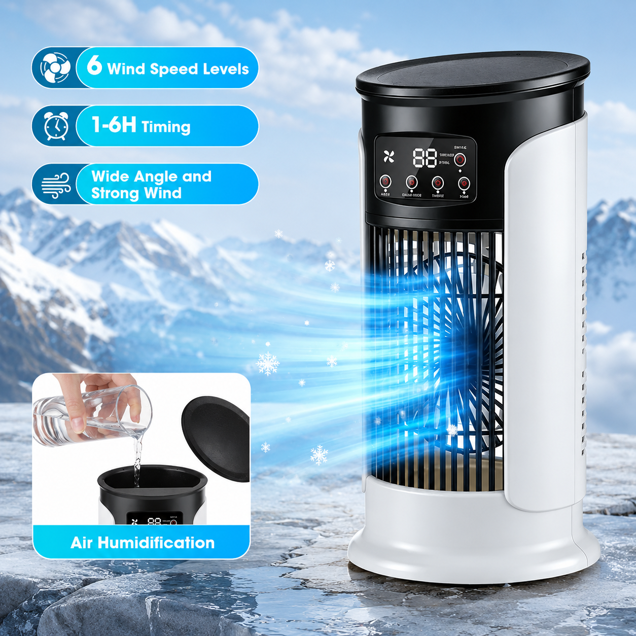Chillora™ -  Portable Air Cooler - Air Conditioning