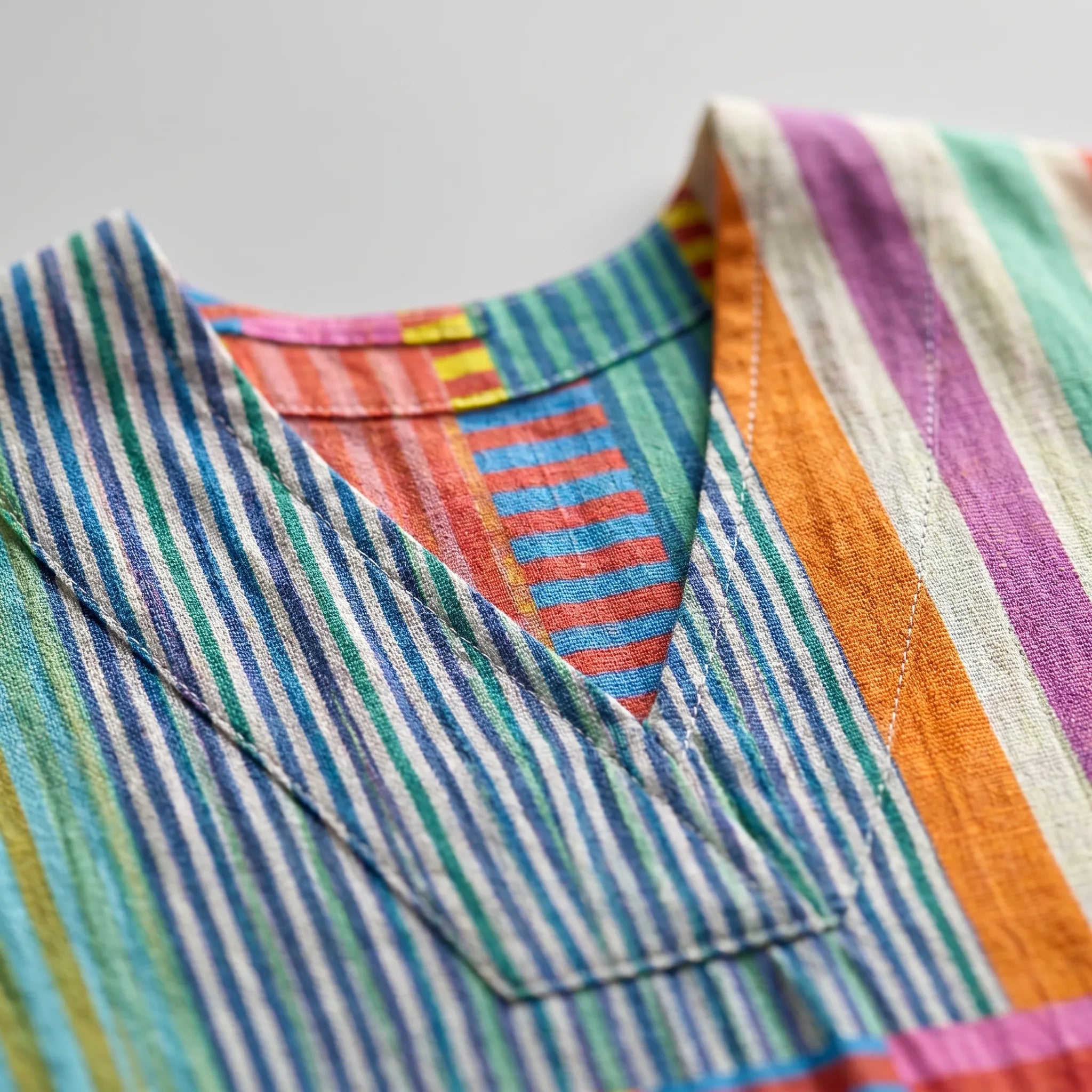 Chromari™ -  Loose Patchwork Midi Dress -  Casual Summer Days