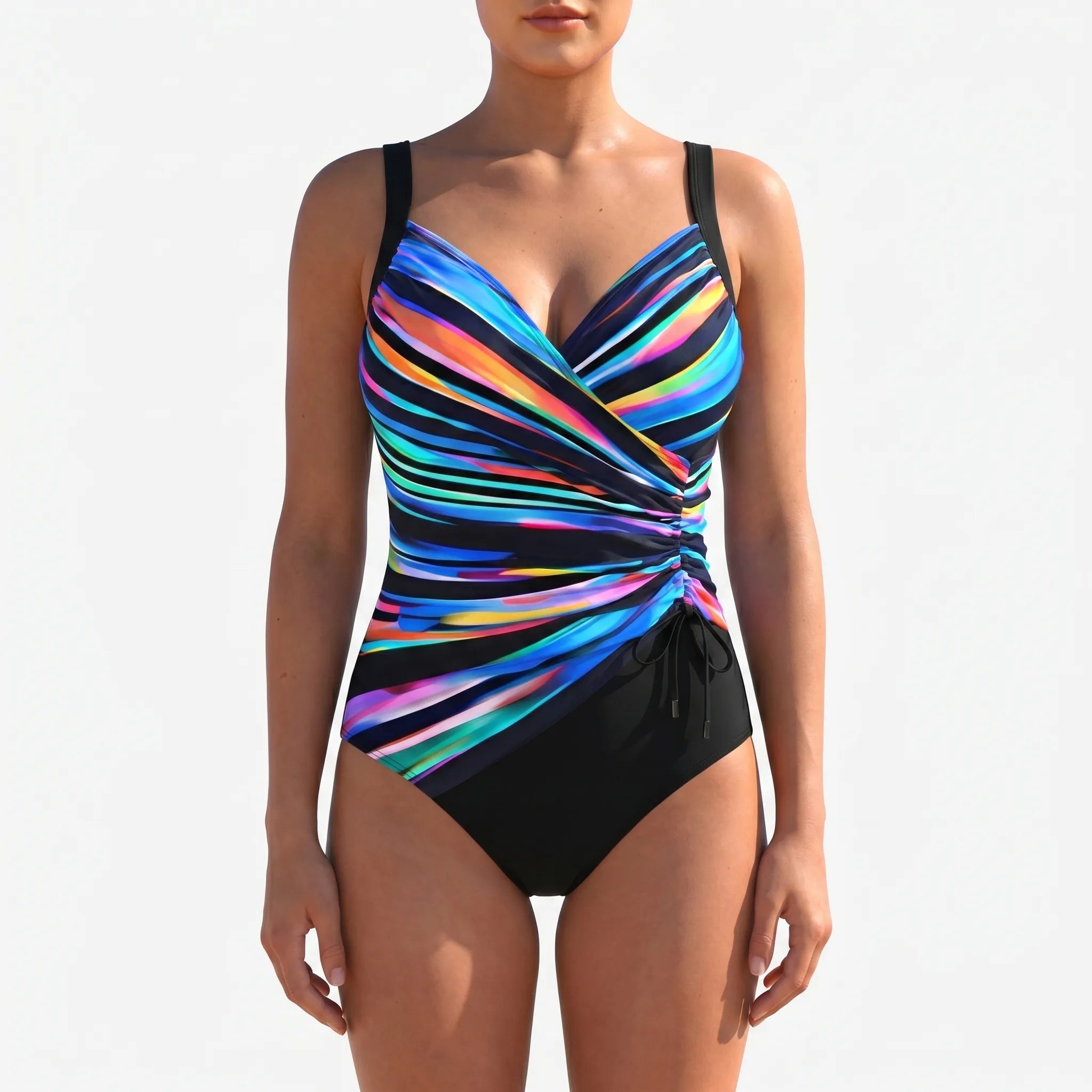 Chromawave™ -  One-Piece Printed Swimsuit -  Beach Holidays