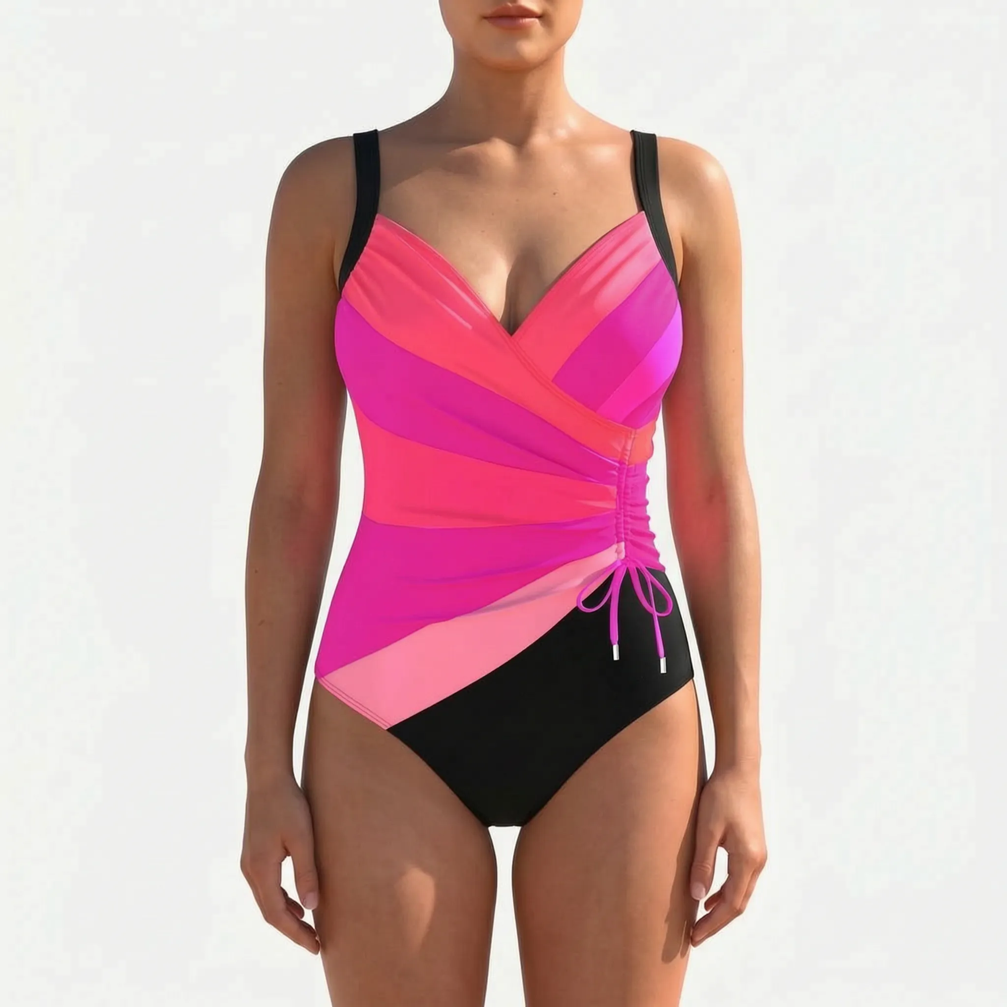 Chromawave™ -  One-Piece Printed Swimsuit -  Beach Holidays