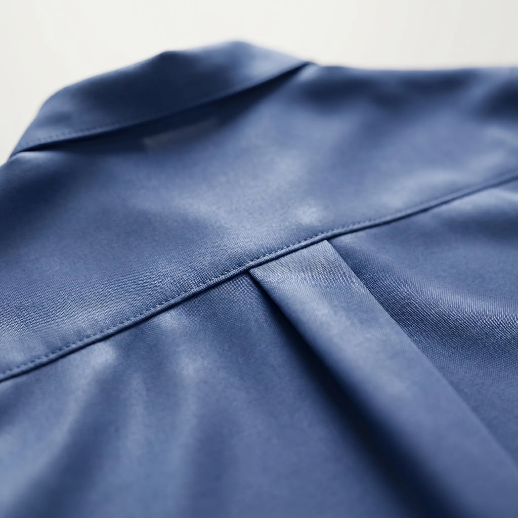 Cielon™ -  Relaxed Button-Front Woven Blouse -  Casual Office Wear