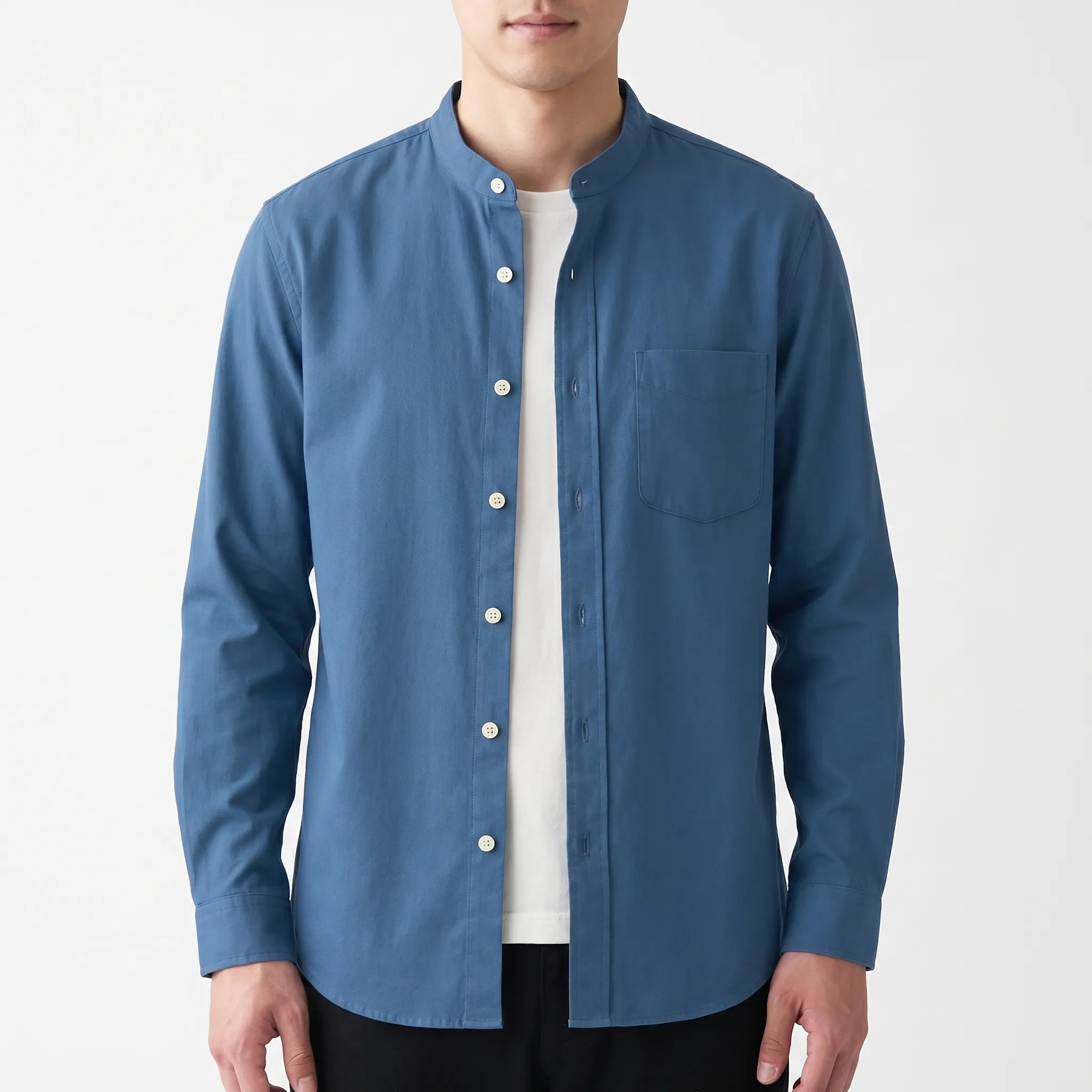 Collaris™ -  Men's Grandad Collar Shirt -  Smart Casual Events