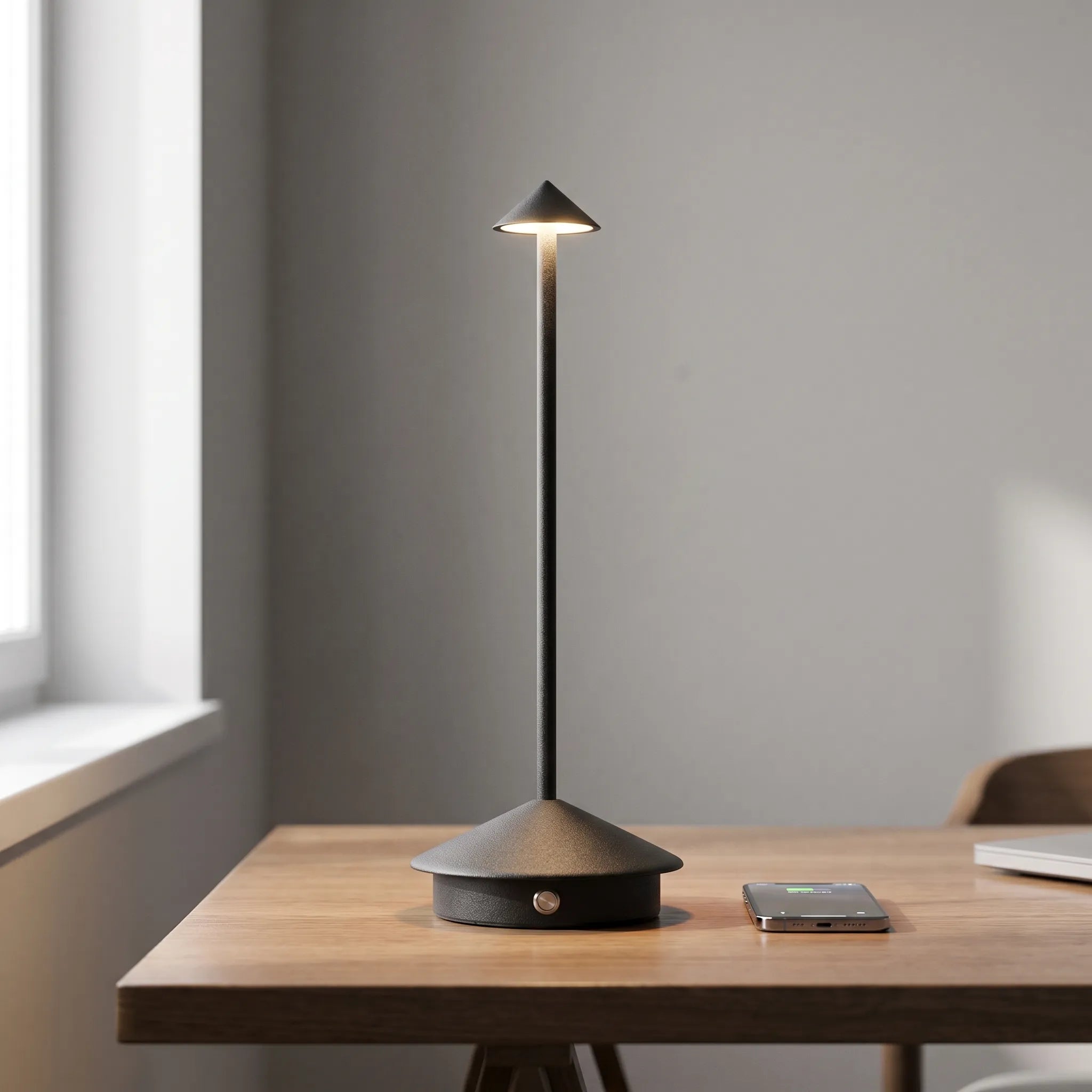 Conexis™ -  Minimalist Rechargeable Table Lamp -  Bedside Reading
