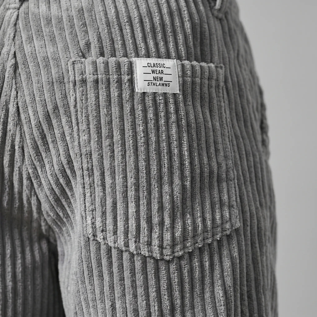 Cordalis™ -  Men's Relaxed Ribbed Trousers -  Everyday Casual Wear