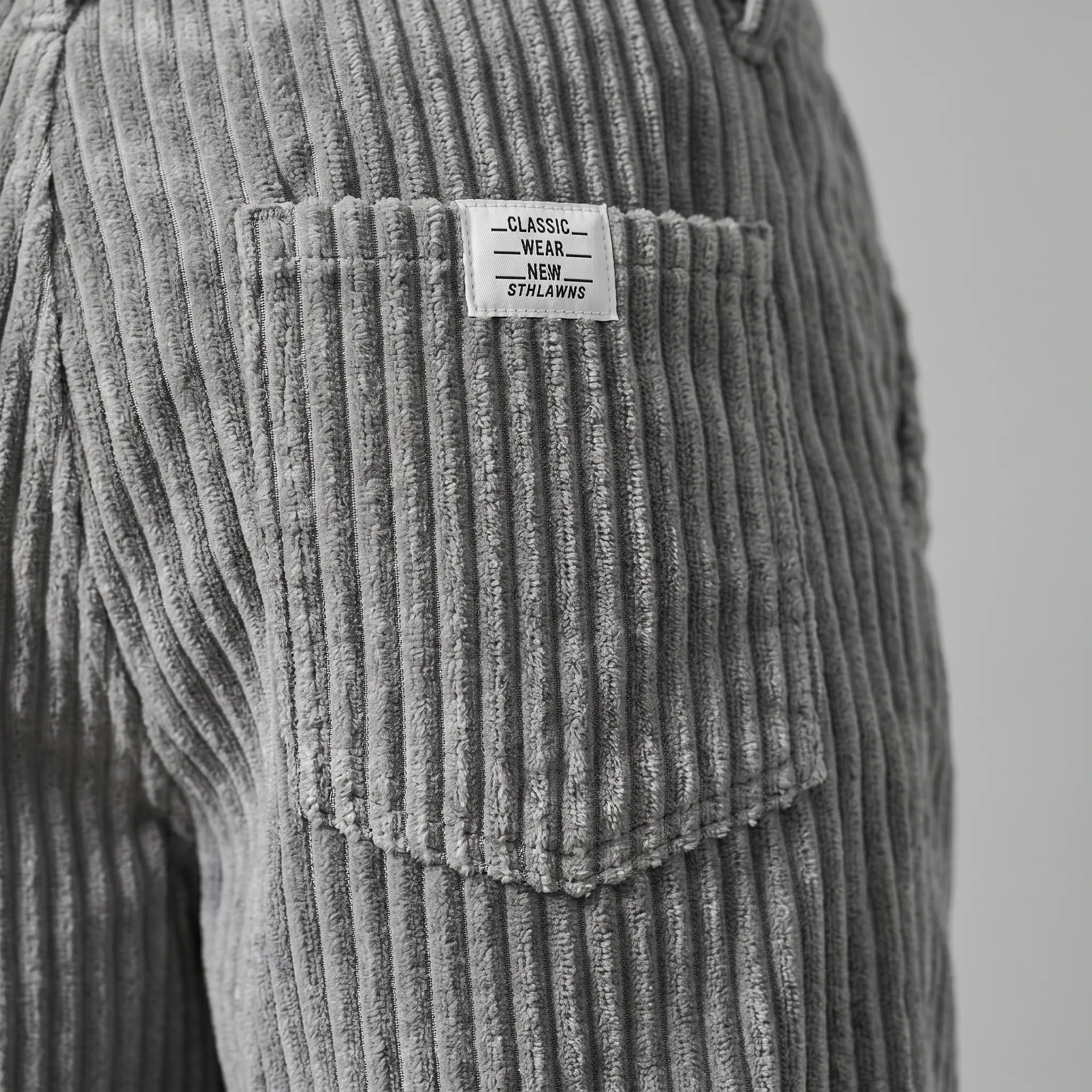 Cordalis™ -  Men's Relaxed Ribbed Trousers -  Everyday Casual Wear