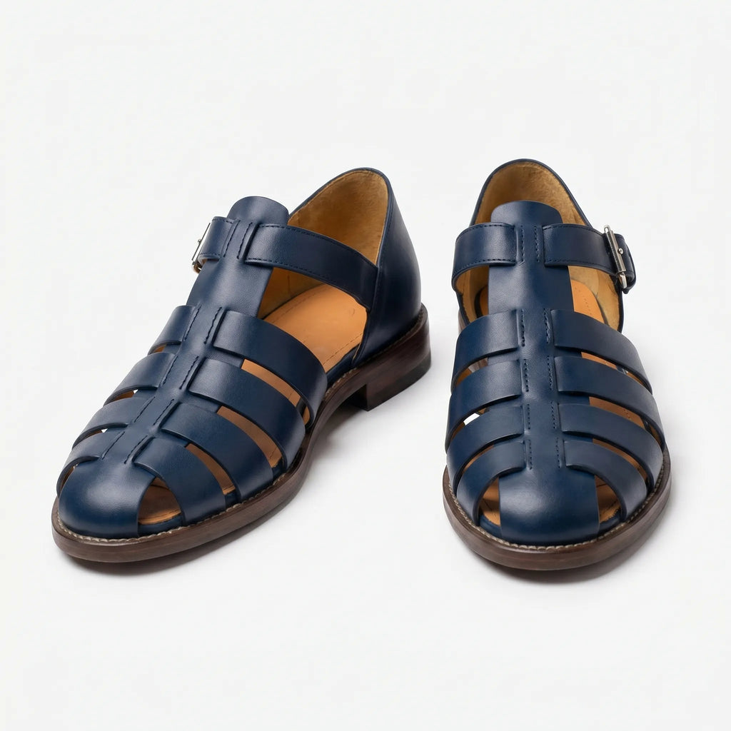 Corval™ -  Closed-Toe Caged Sandals -  Summer City Walks