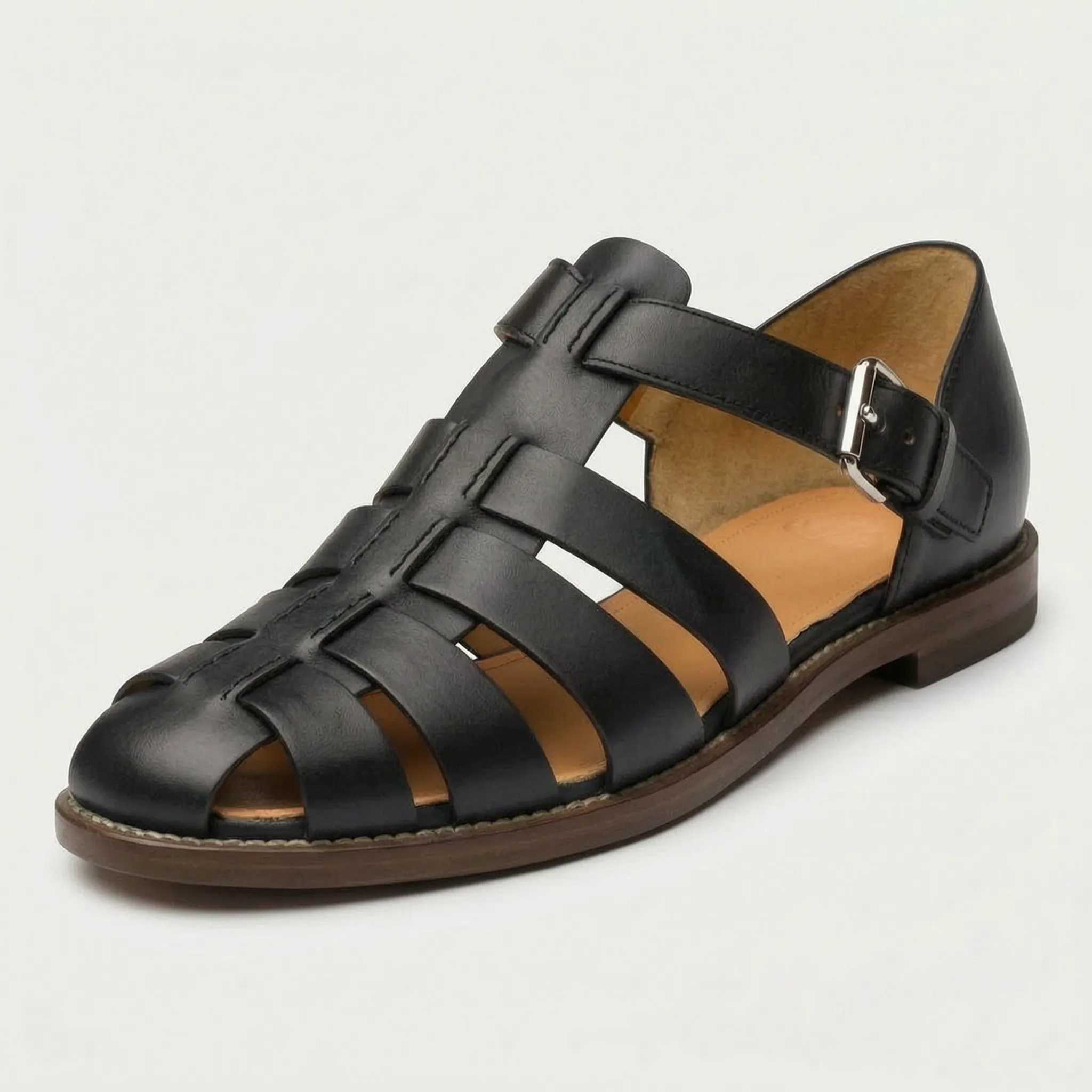 Corval™ -  Closed-Toe Caged Sandals -  Summer City Walks