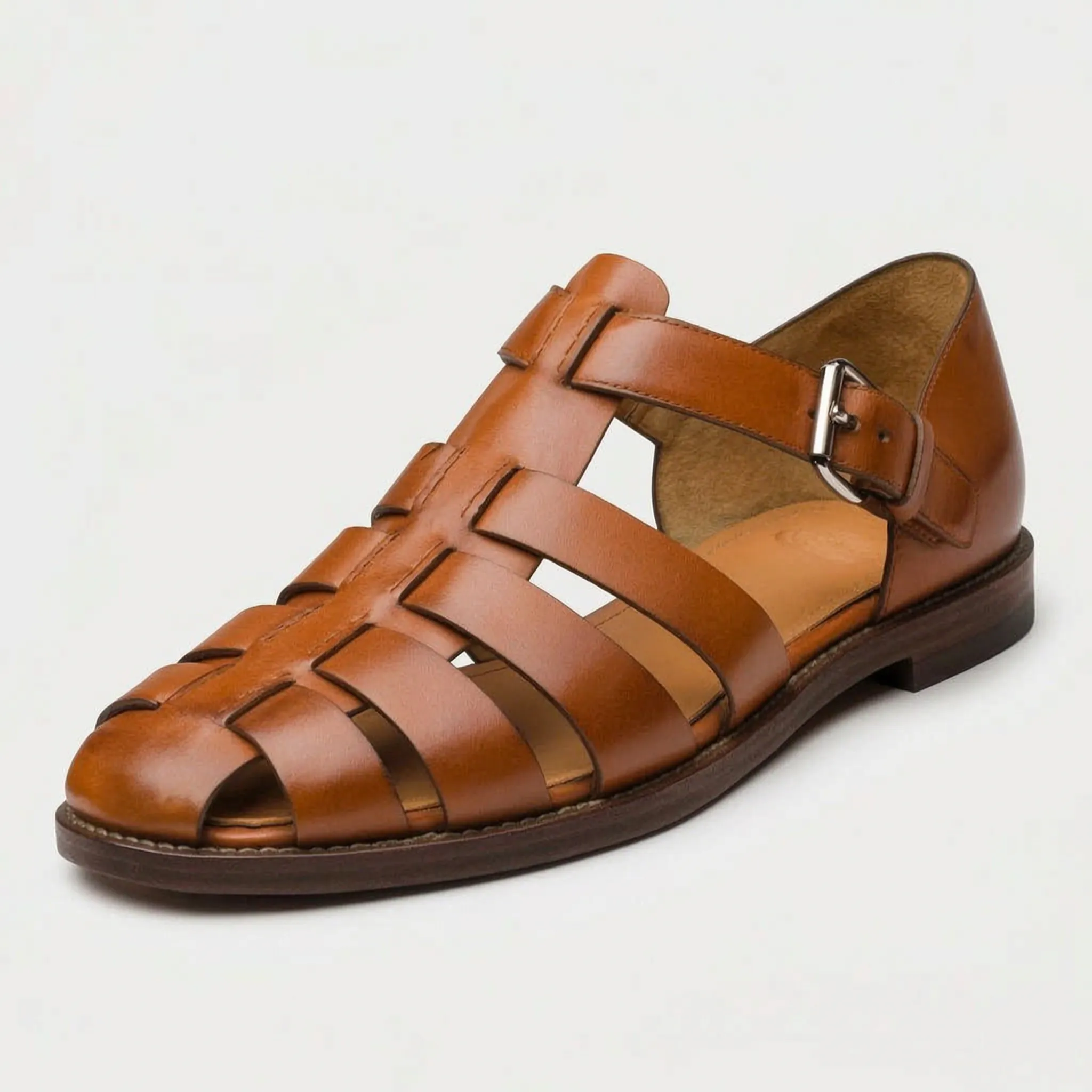 Corval™ -  Closed-Toe Caged Sandals -  Summer City Walks