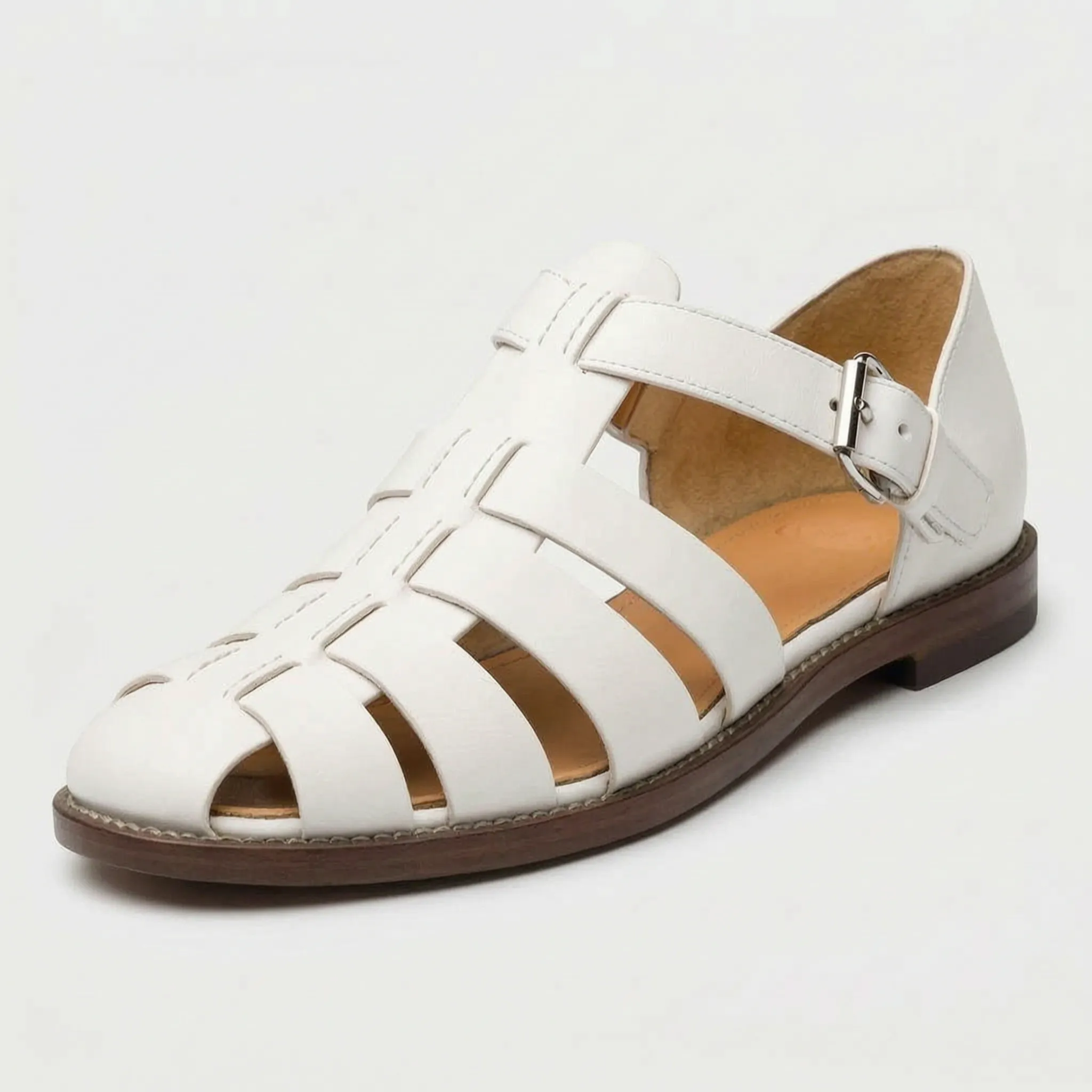 Corval™ -  Closed-Toe Caged Sandals -  Summer City Walks