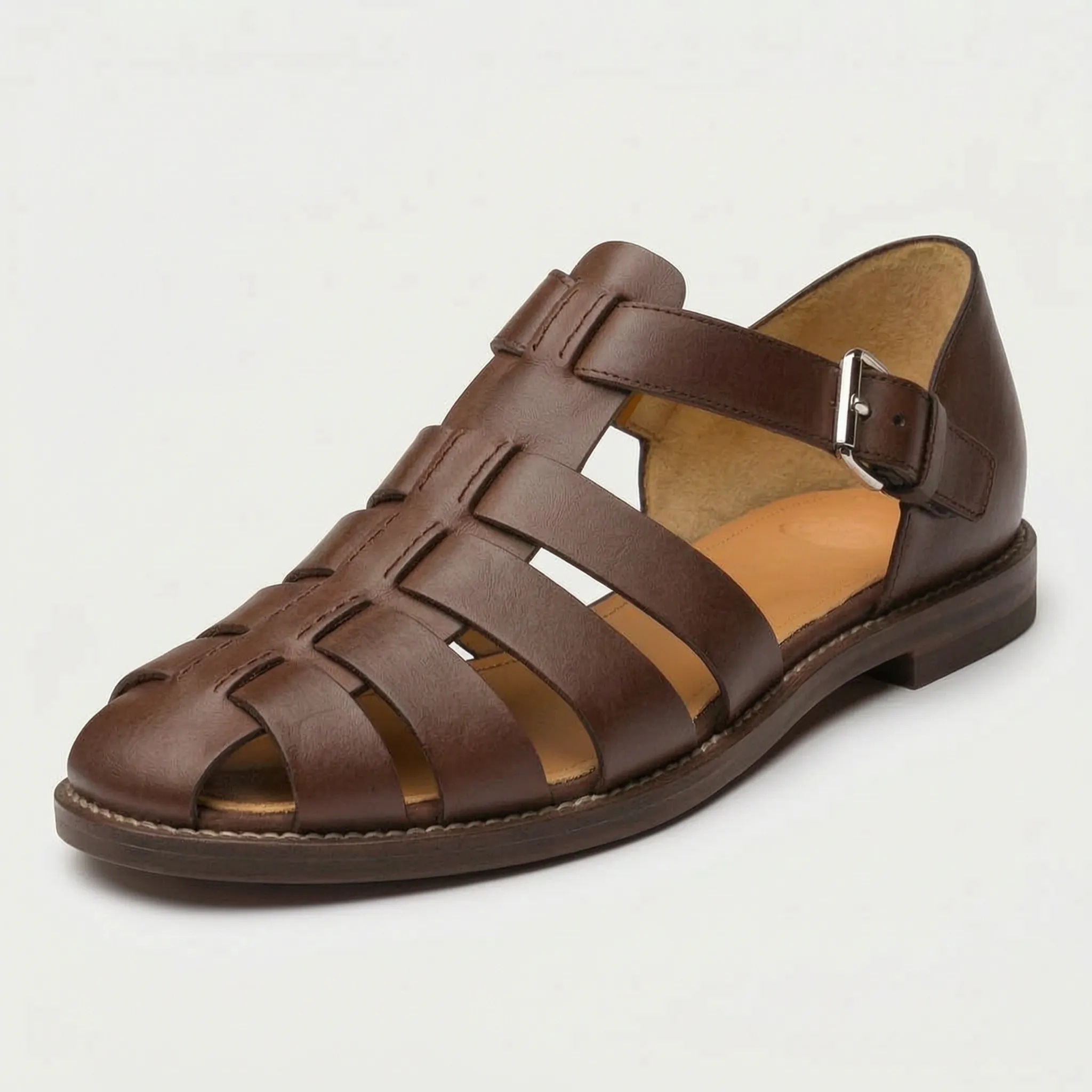 Corval™ -  Closed-Toe Caged Sandals -  Summer City Walks