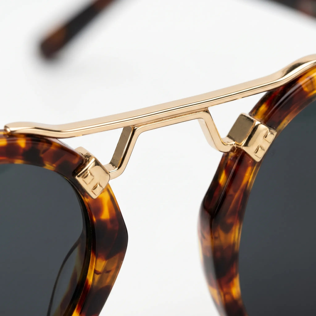 Corvent™ -  Round Polarised Sunglasses -  Driving In Bright Conditions