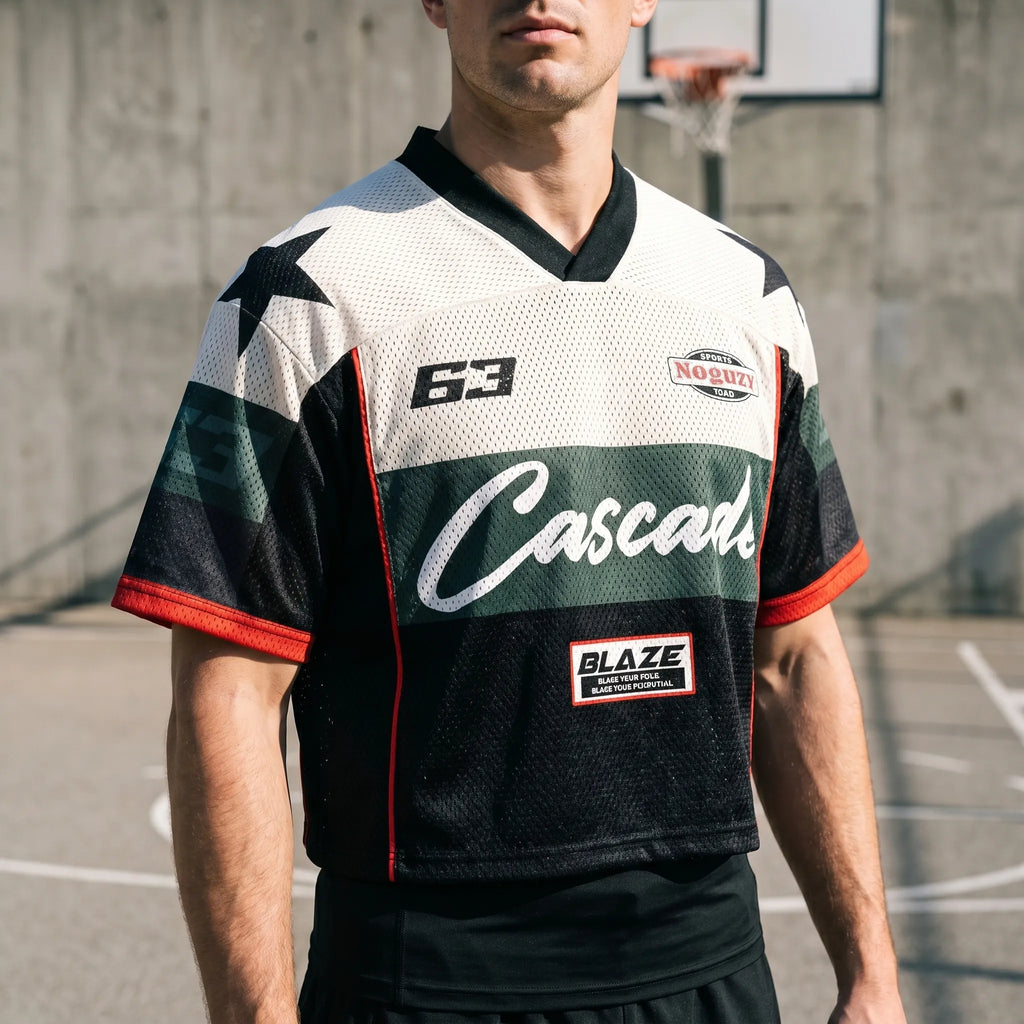 CourtShift™ -  Men's Oversized Graphic Tee -  Streetwear Styling