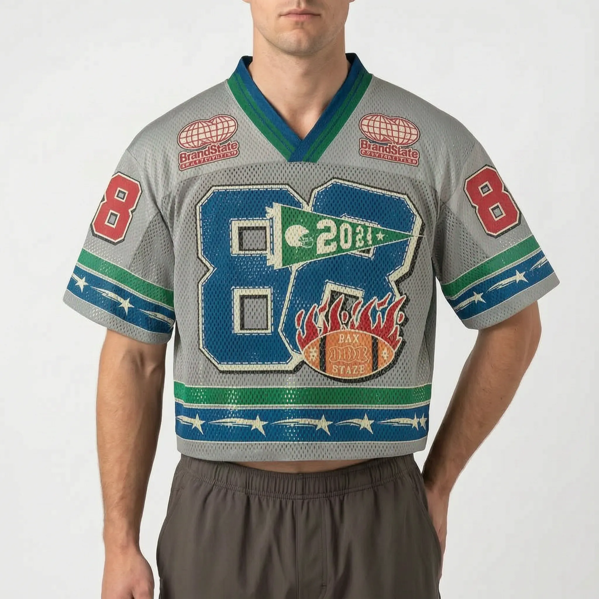 CourtShift™ -  Men's Oversized Graphic Tee -  Streetwear Styling