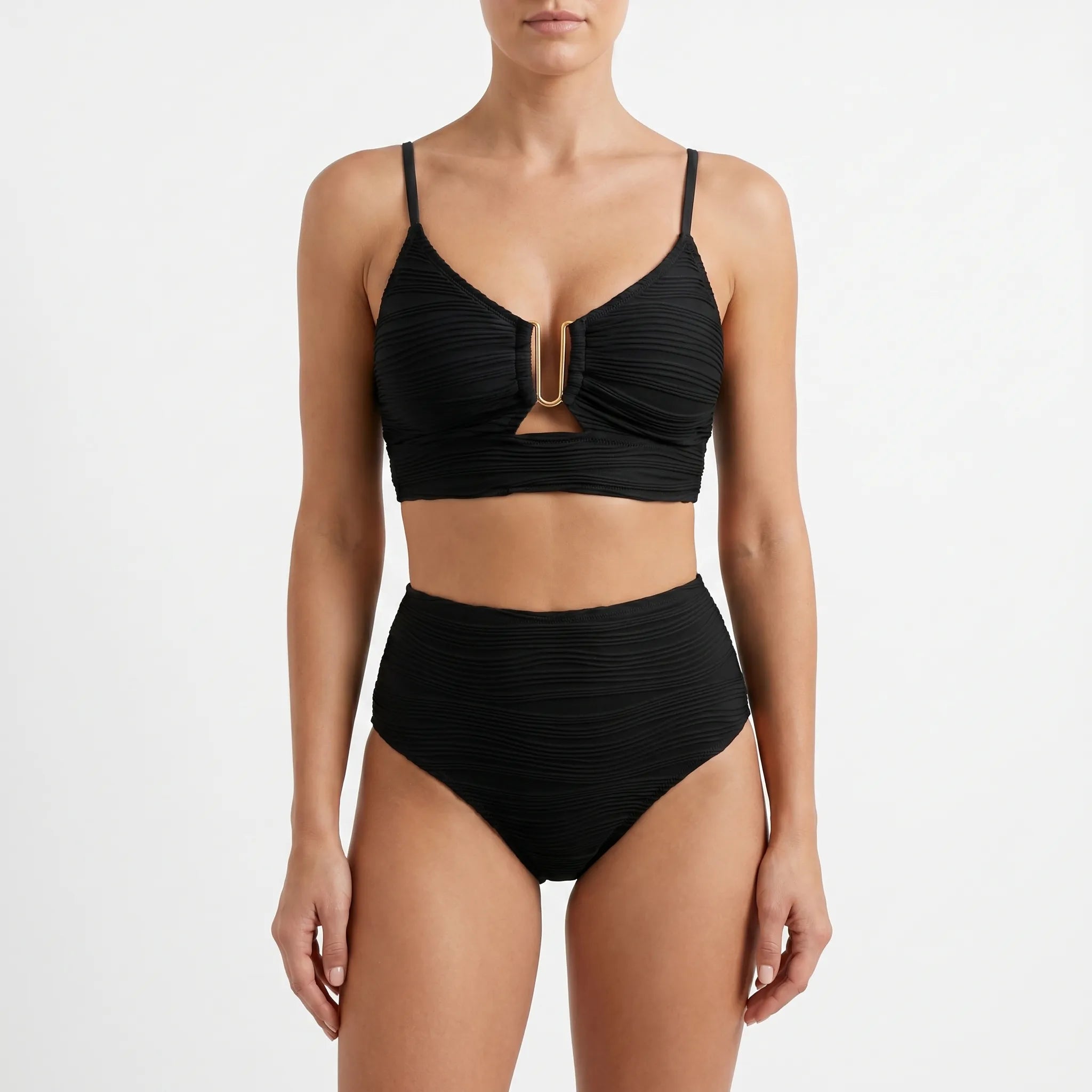 Covesia™ -  High Waist Bikini Set -  Lounging Poolside