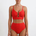 Covesia™ -  High Waist Bikini Set -  Lounging Poolside