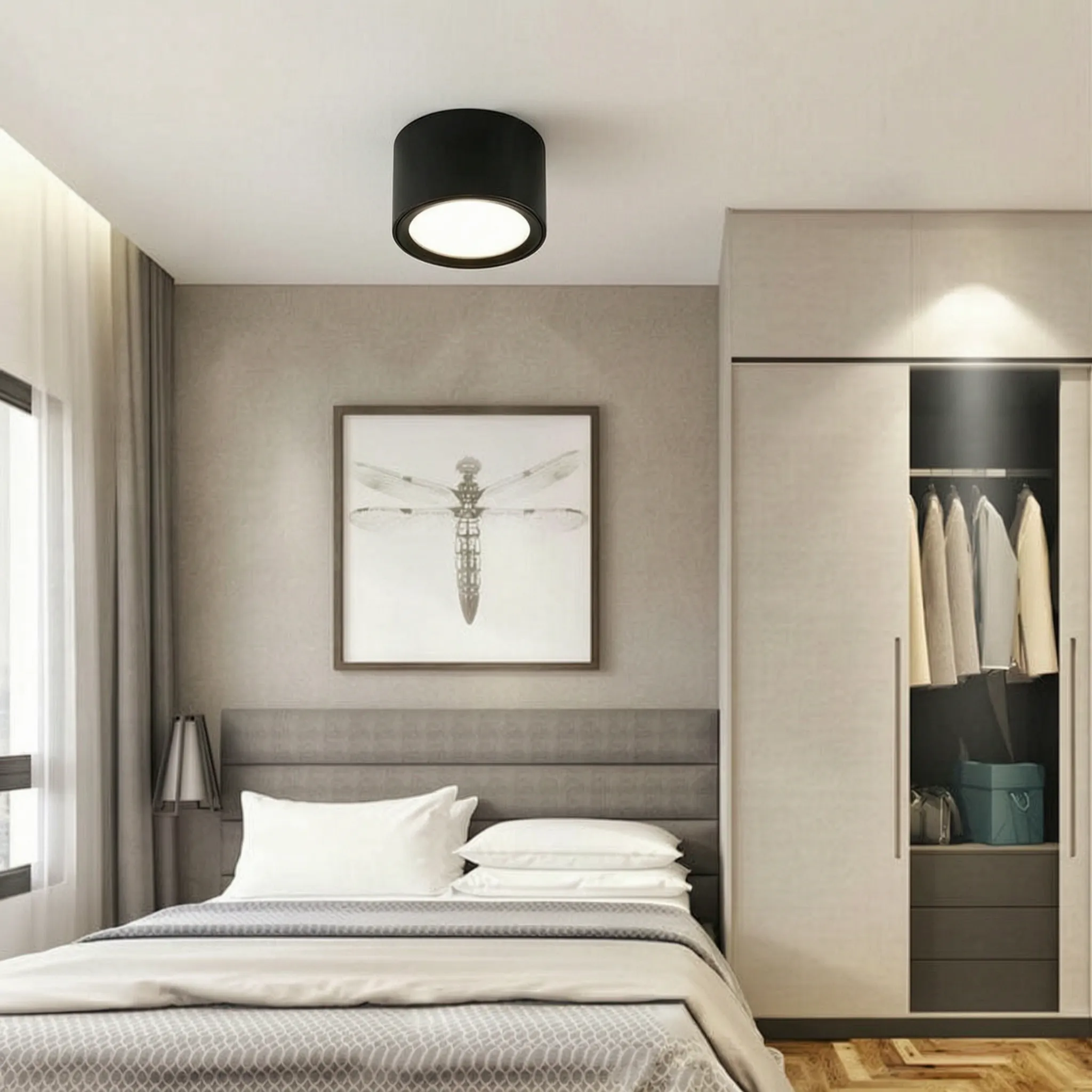 Cylaris™ -  Modern Cylindrical Ceiling Light -  Overhead Illumination