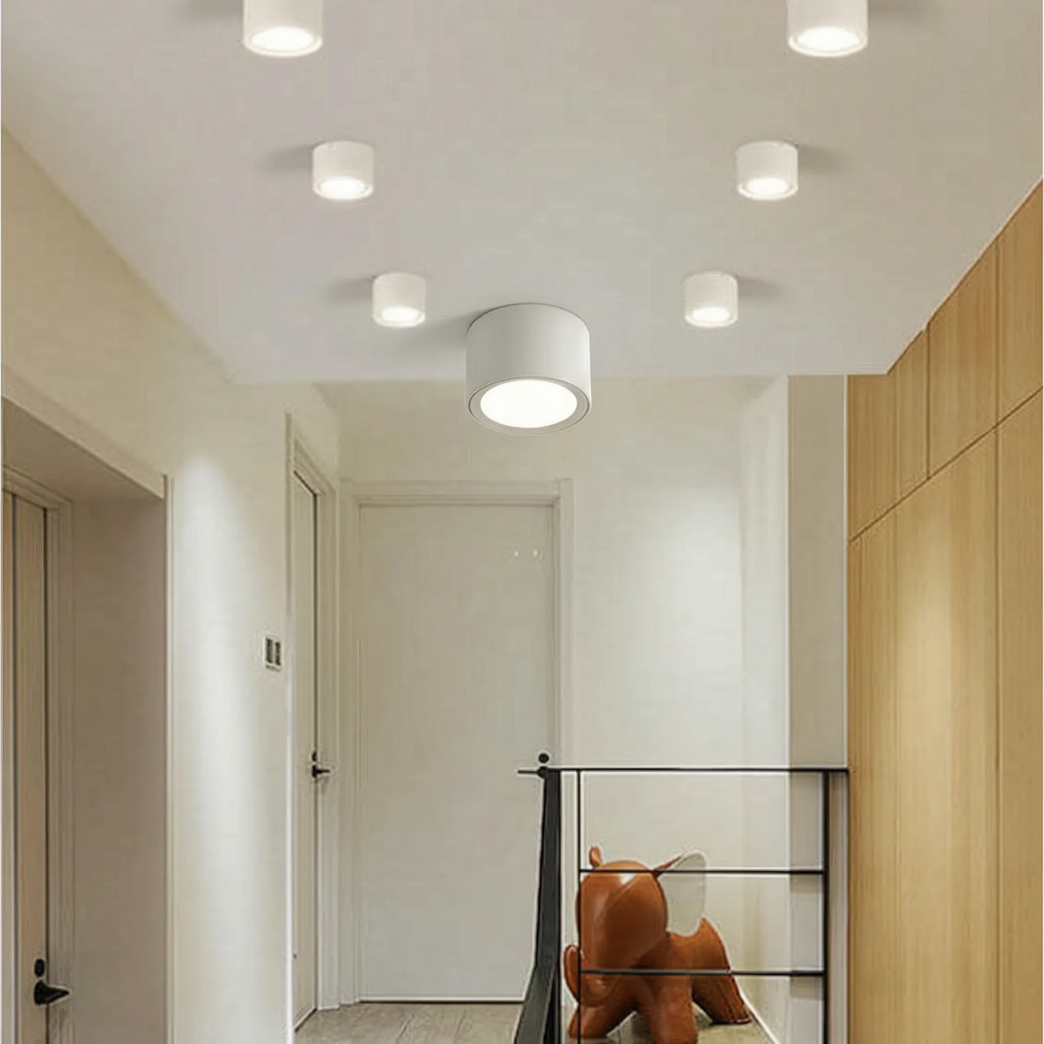 Cylaris™ -  Modern Cylindrical Ceiling Light -  Overhead Illumination