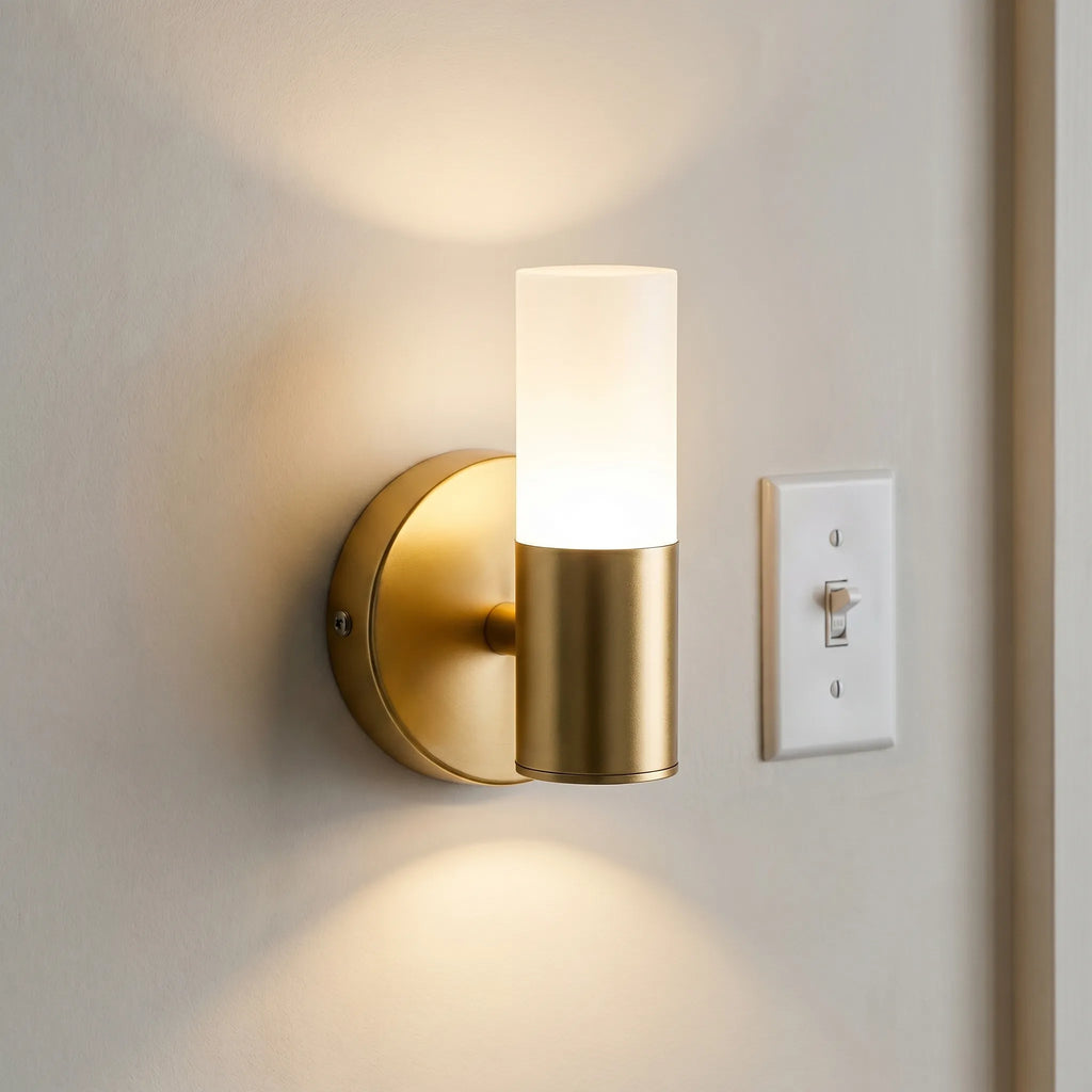 Cylindra™ -  Minimalist Cylinder Wall Lamp -  Bedside Reading Light