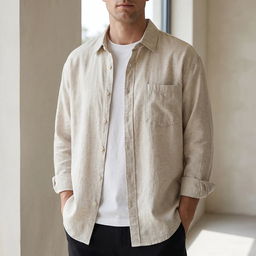 Dexham™ -  Long Sleeve Smart Casual Shirt -  Smart Casual Layering