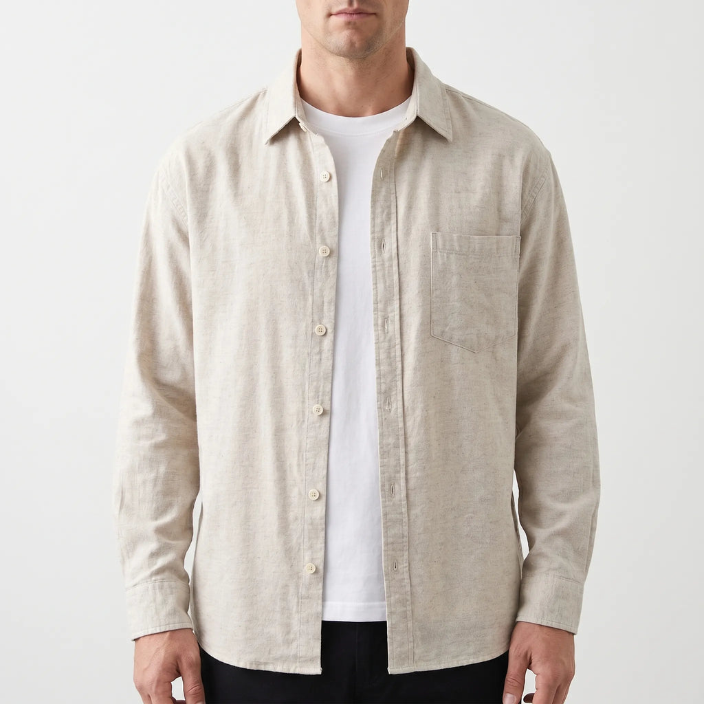 Dexham™ -  Long Sleeve Smart Casual Shirt -  Smart Casual Layering