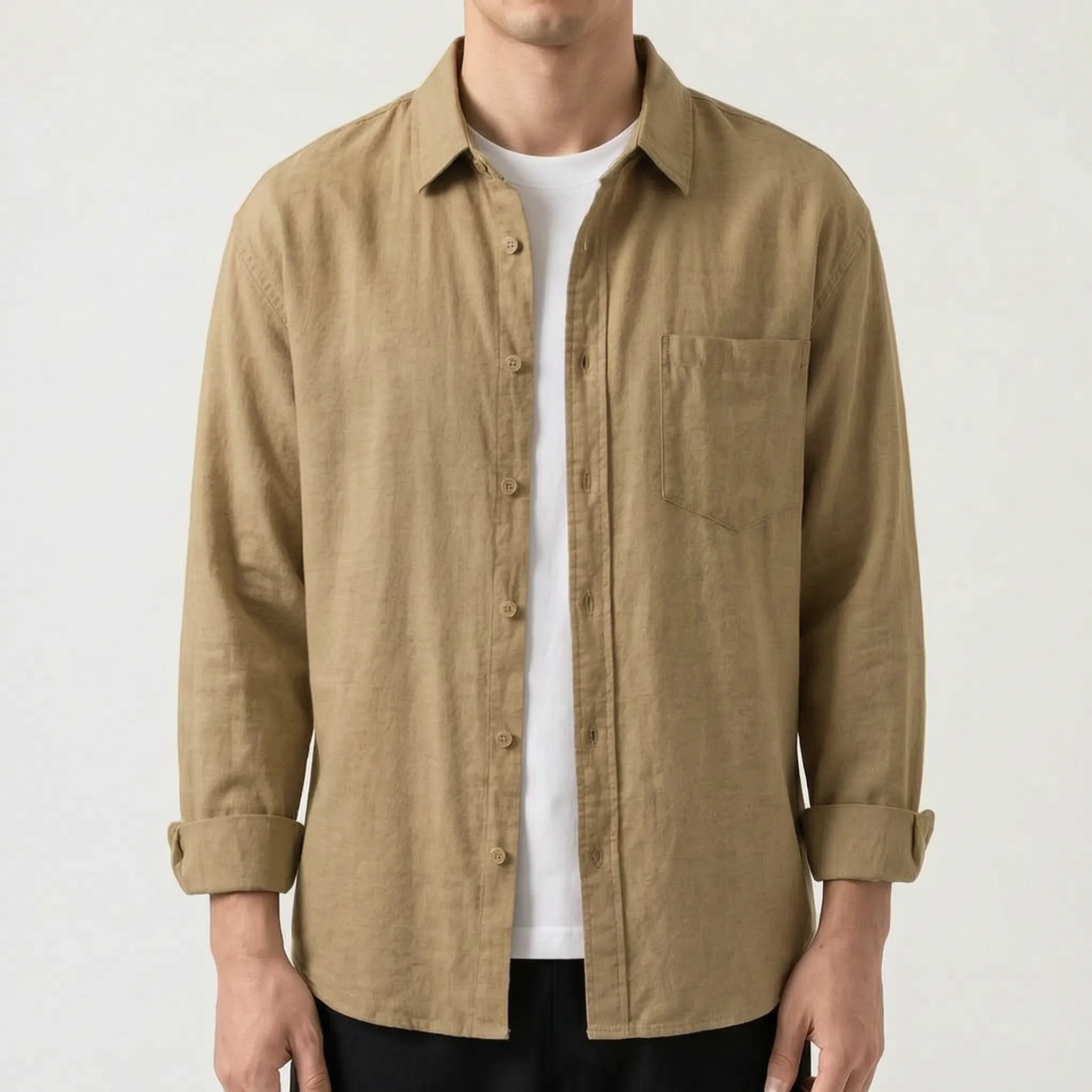 Dexham™ -  Long Sleeve Smart Casual Shirt -  Smart Casual Layering