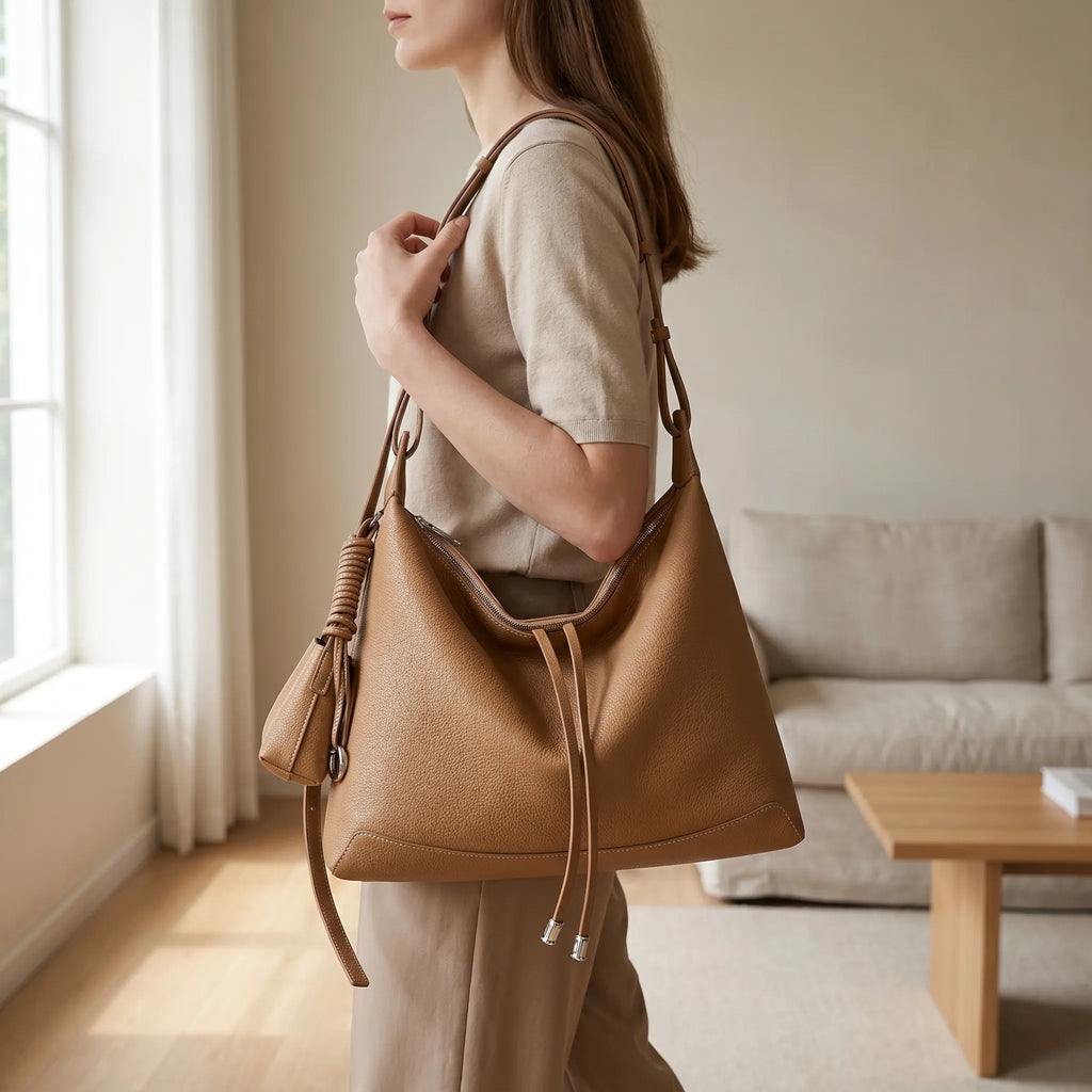 Dimplia™ -  Slouchy Shoulder Bag -  Carrying Daily Essentials