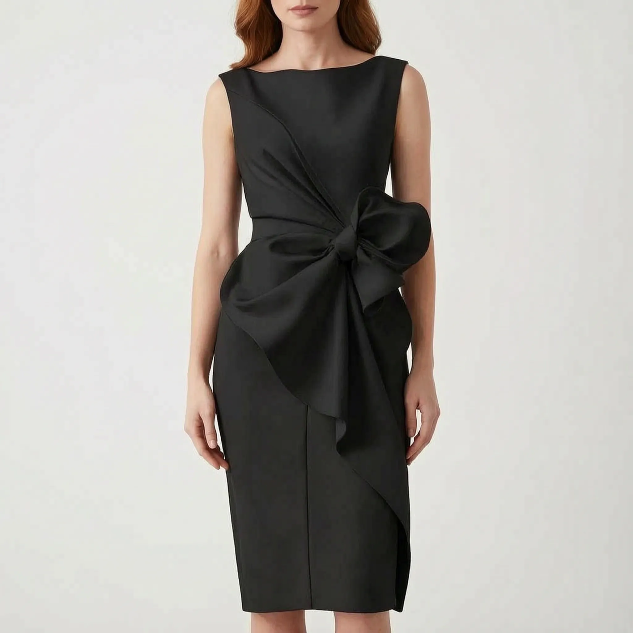 Dovina™ -  Sleeveless Cocktail Dress -  Attending Formal Events