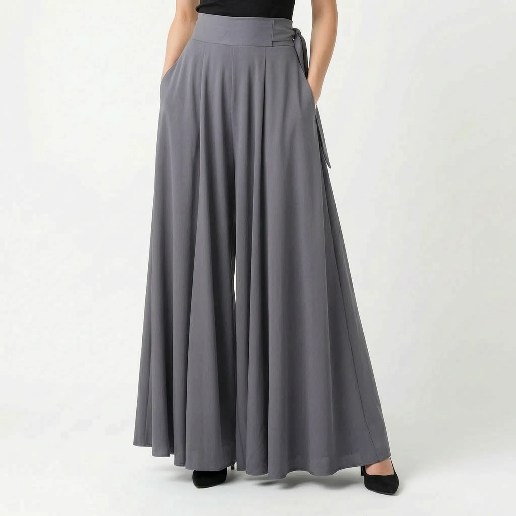 Drapevia™ -  High-Waisted Flowing Skirt -  Evening Dinners